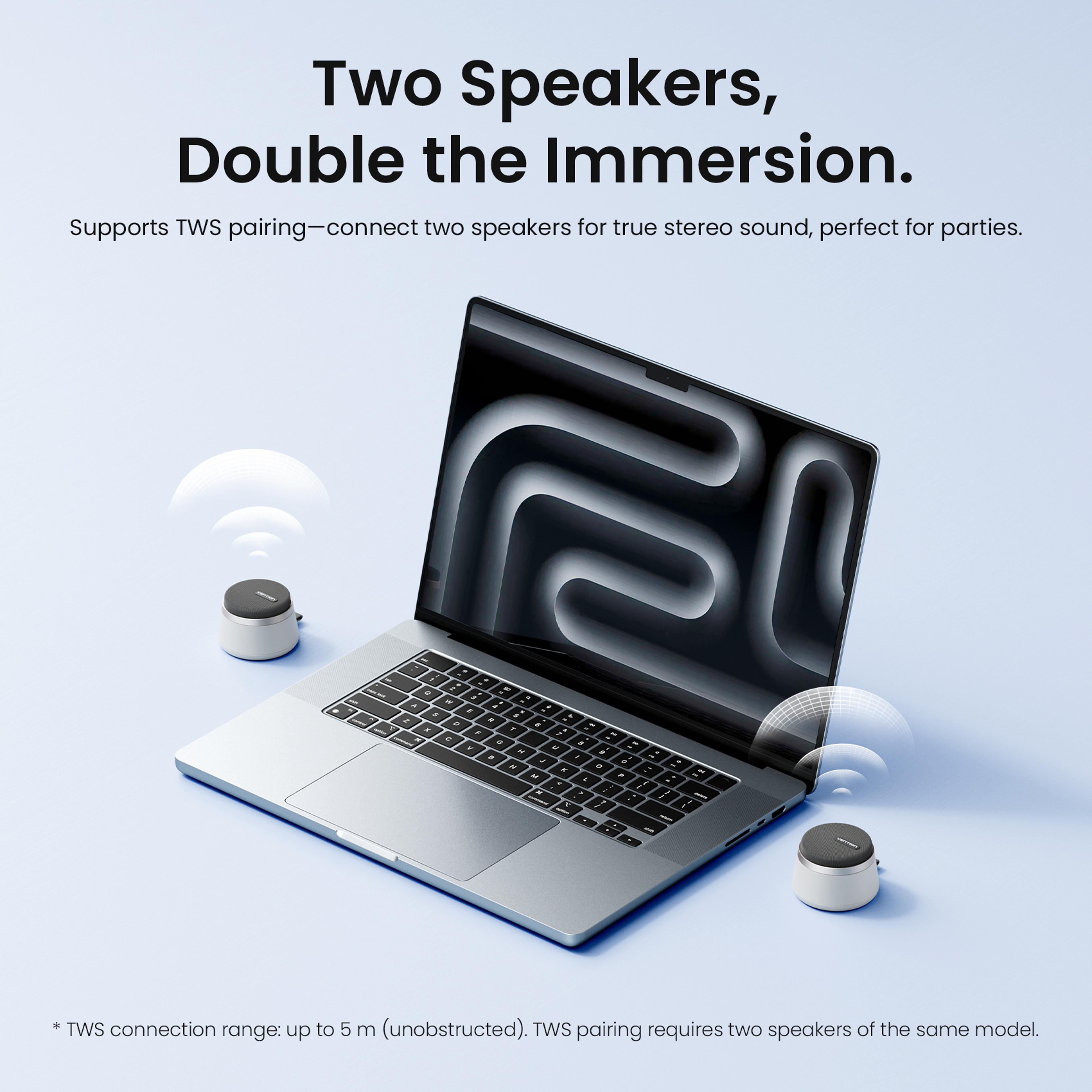 Magnetic Bluetooth Speaker Waterproof Portable Mini TWS Stereo Speaker 5