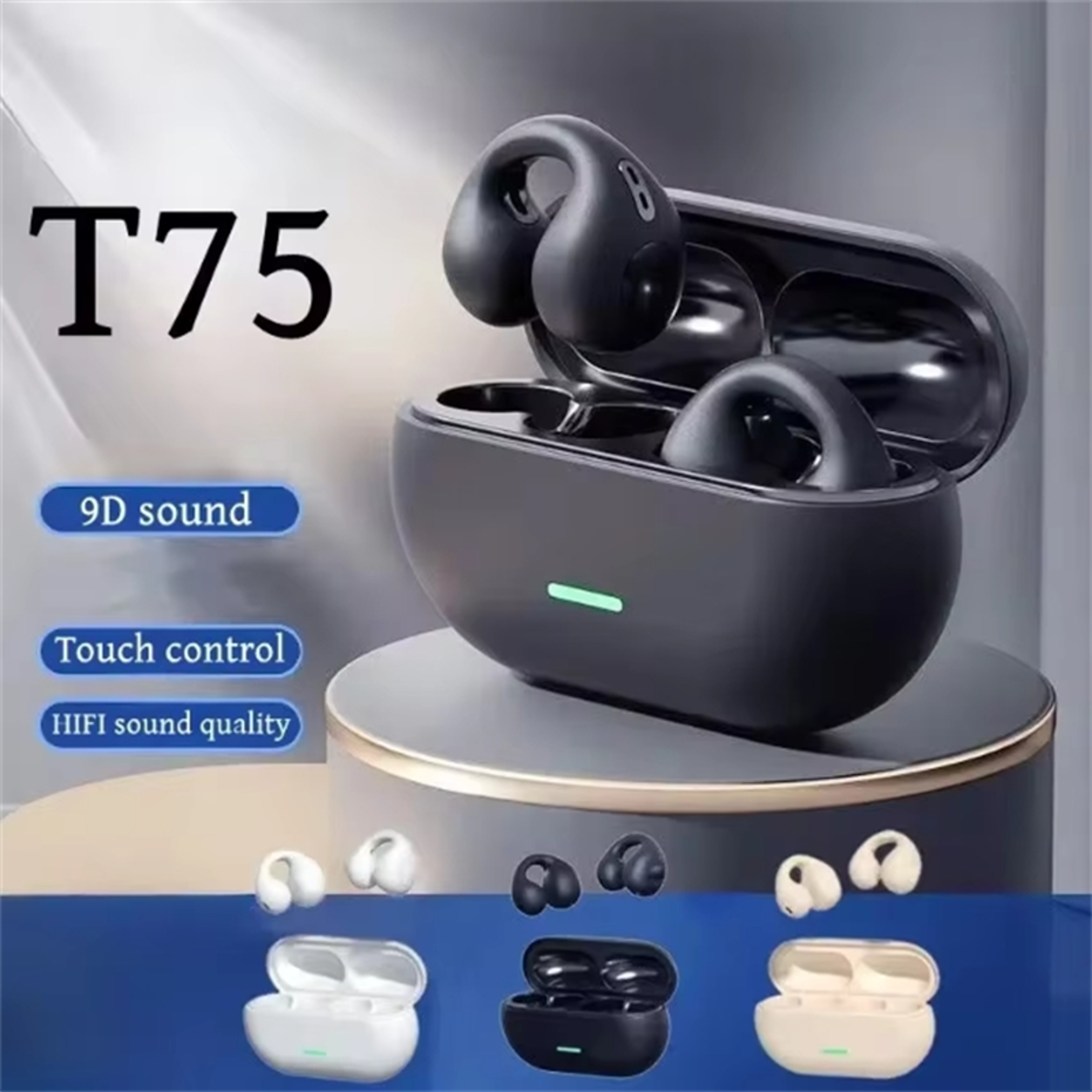 AeroTouch Wireless Bluetooth Earbuds With Touch Control And Deep Stereo Sound 8