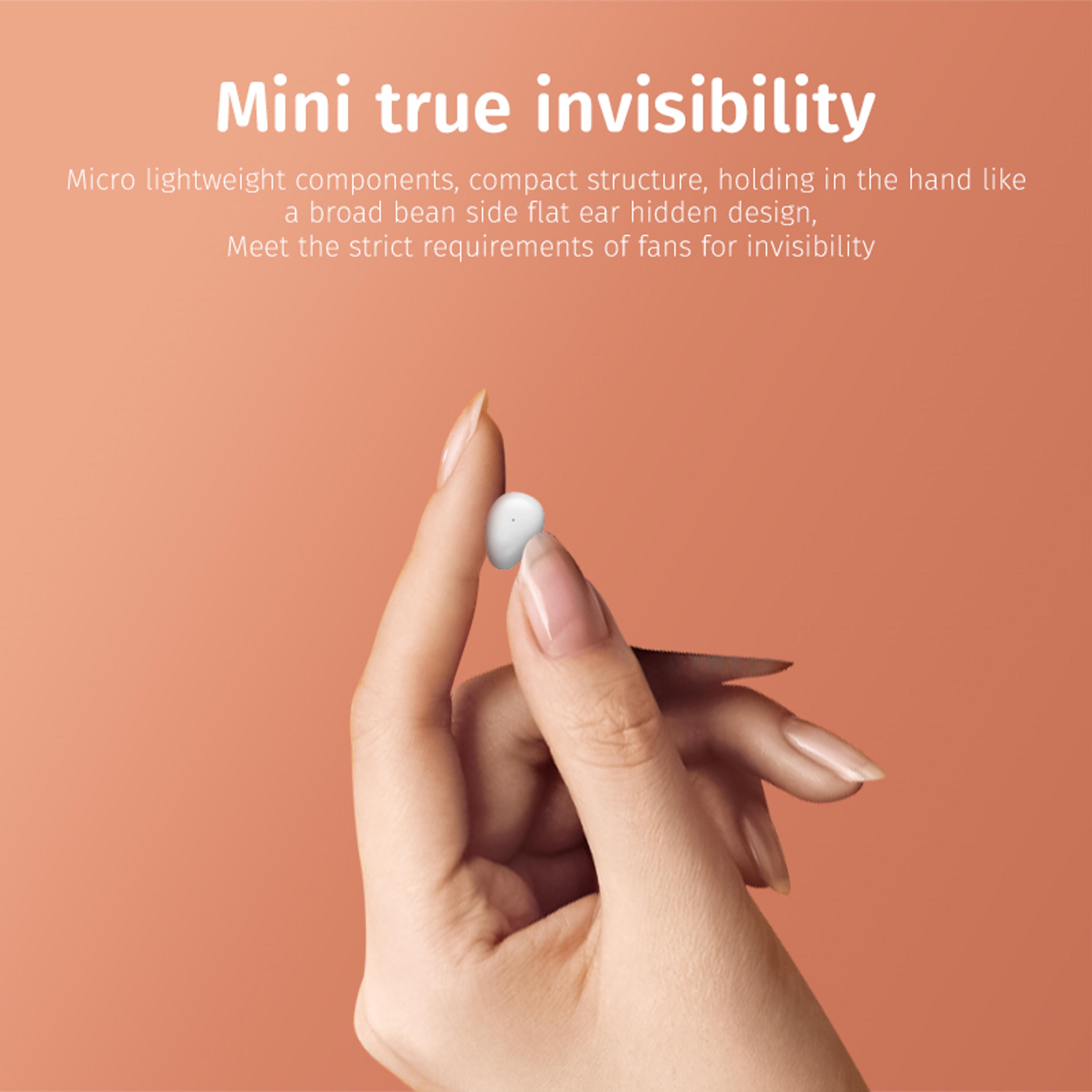 Invisible Earbuds Bluetooth Mini Wireless Noise Cancelling Earbuds For Work Sports  Everyday Use 5