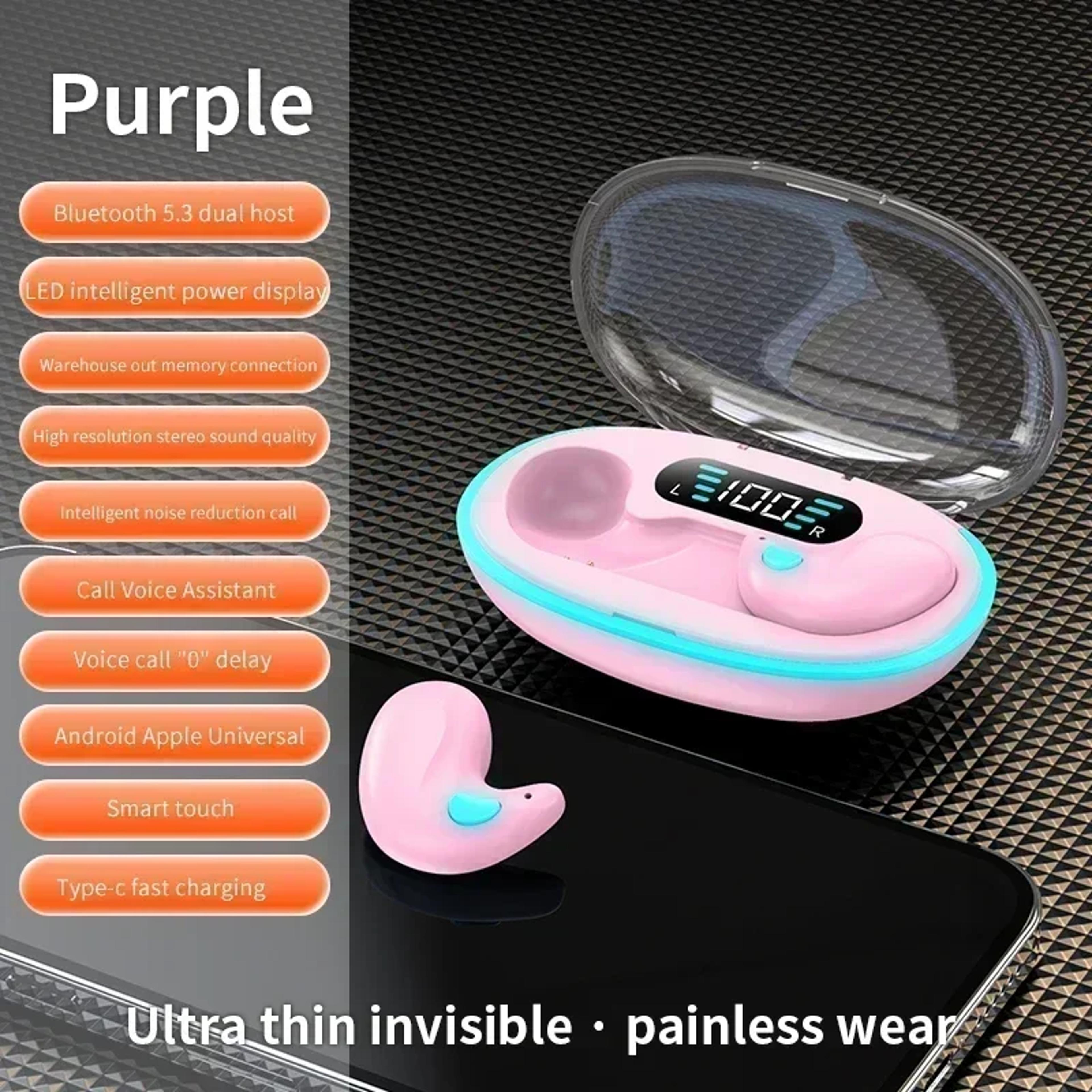Sleep Earbuds Mini Bluetooth Wireless Sleeping Headphones With HD Mic 9