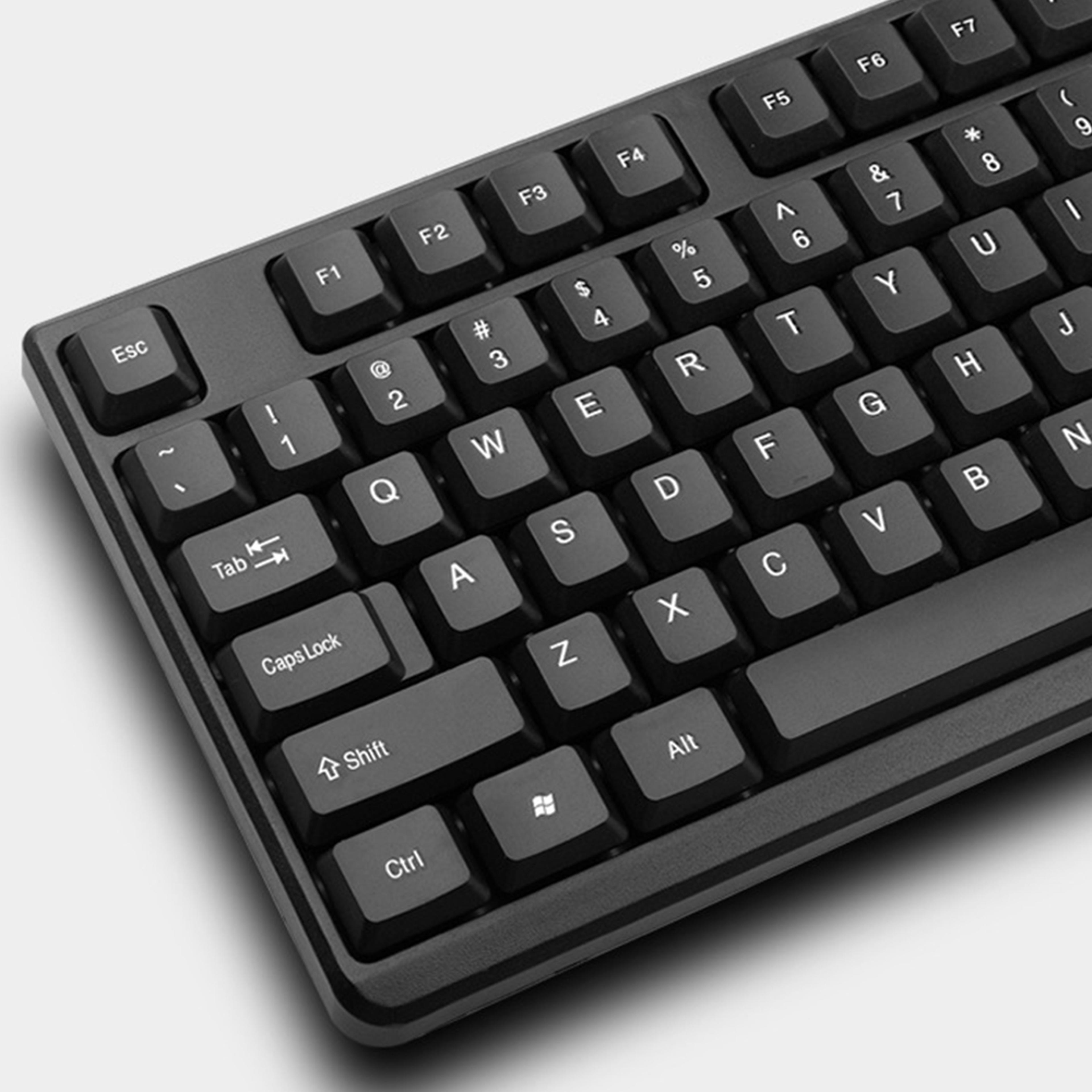 Reliable Wired USB Keyboard And Mouse Combo For PC Laptop  Office Gaming 2