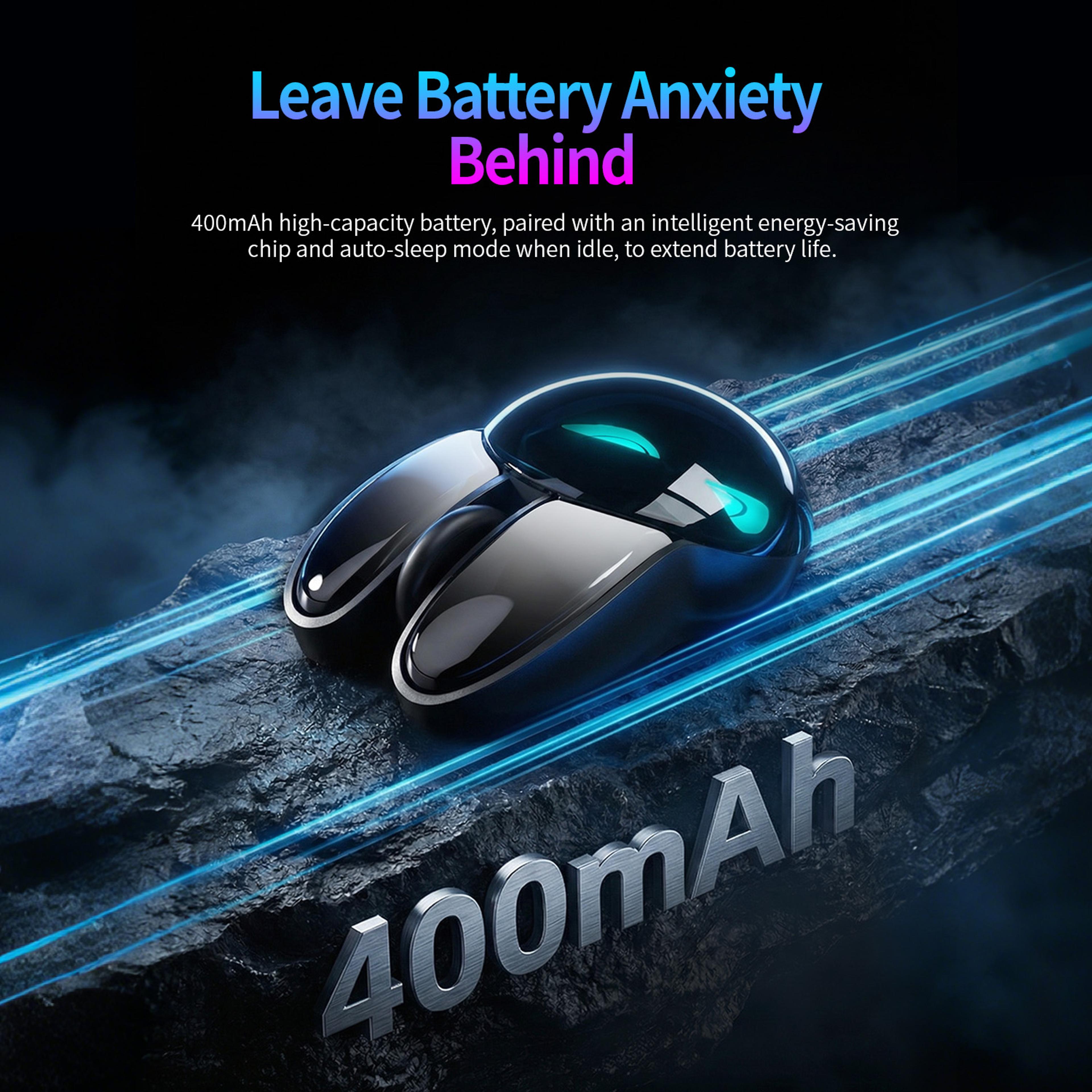 Rabbit Wireless Bluetooth Mouse Rechargeable Silent RGB Mouse For Laptop PC Tablet 2