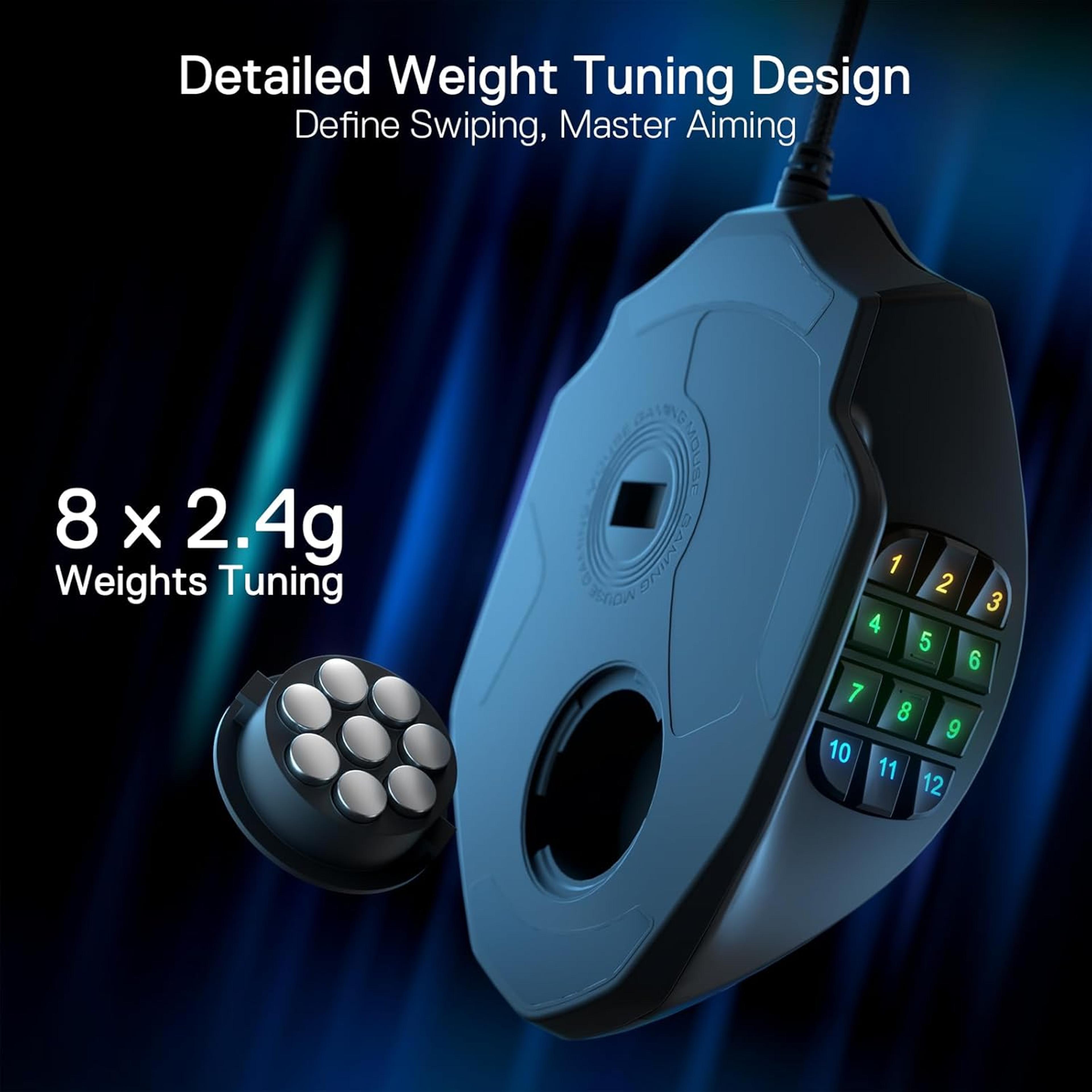 RGB Wired Gaming Mouse With Programmable Buttons And DPI 3