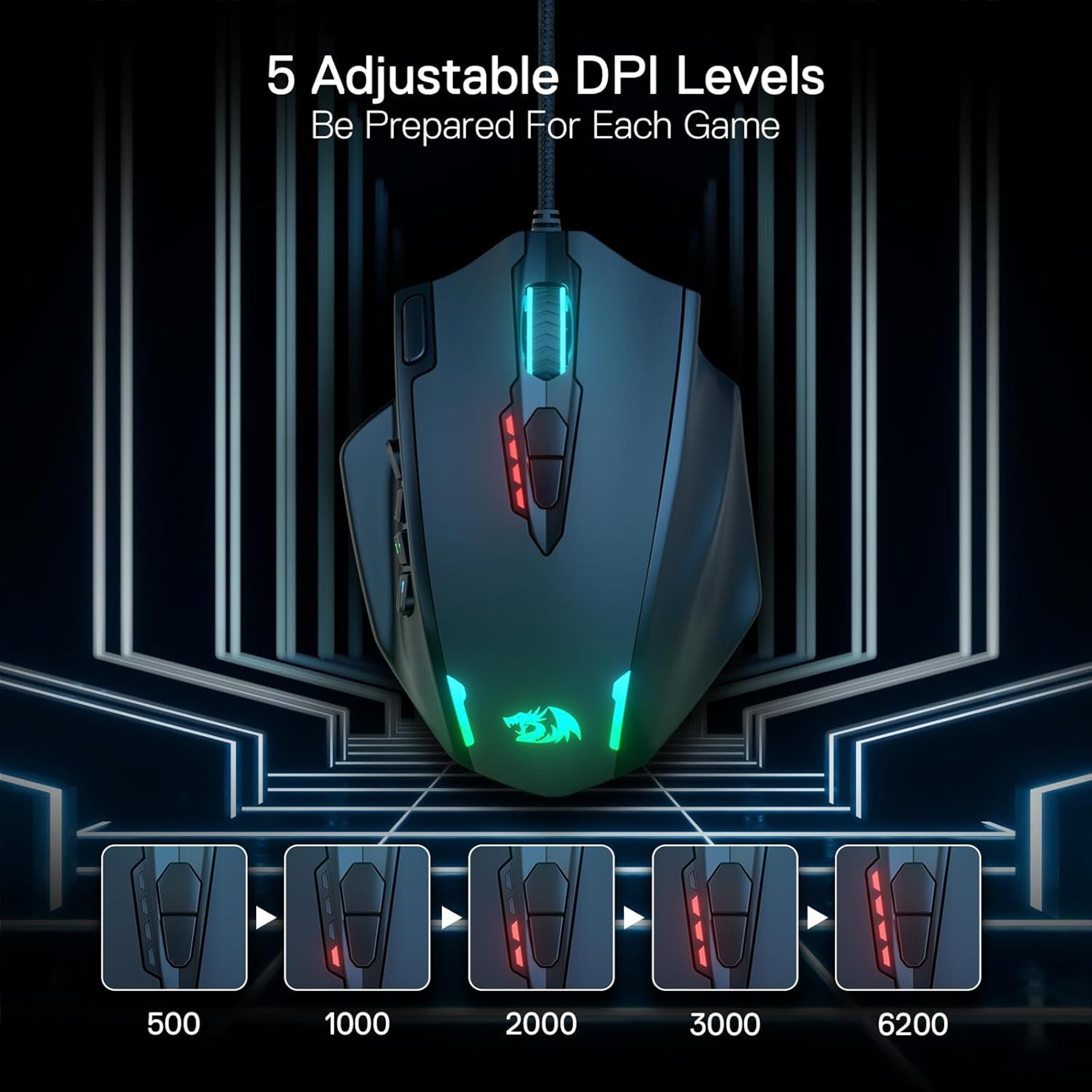 RGB Wired Gaming Mouse With Programmable Buttons And DPI 4