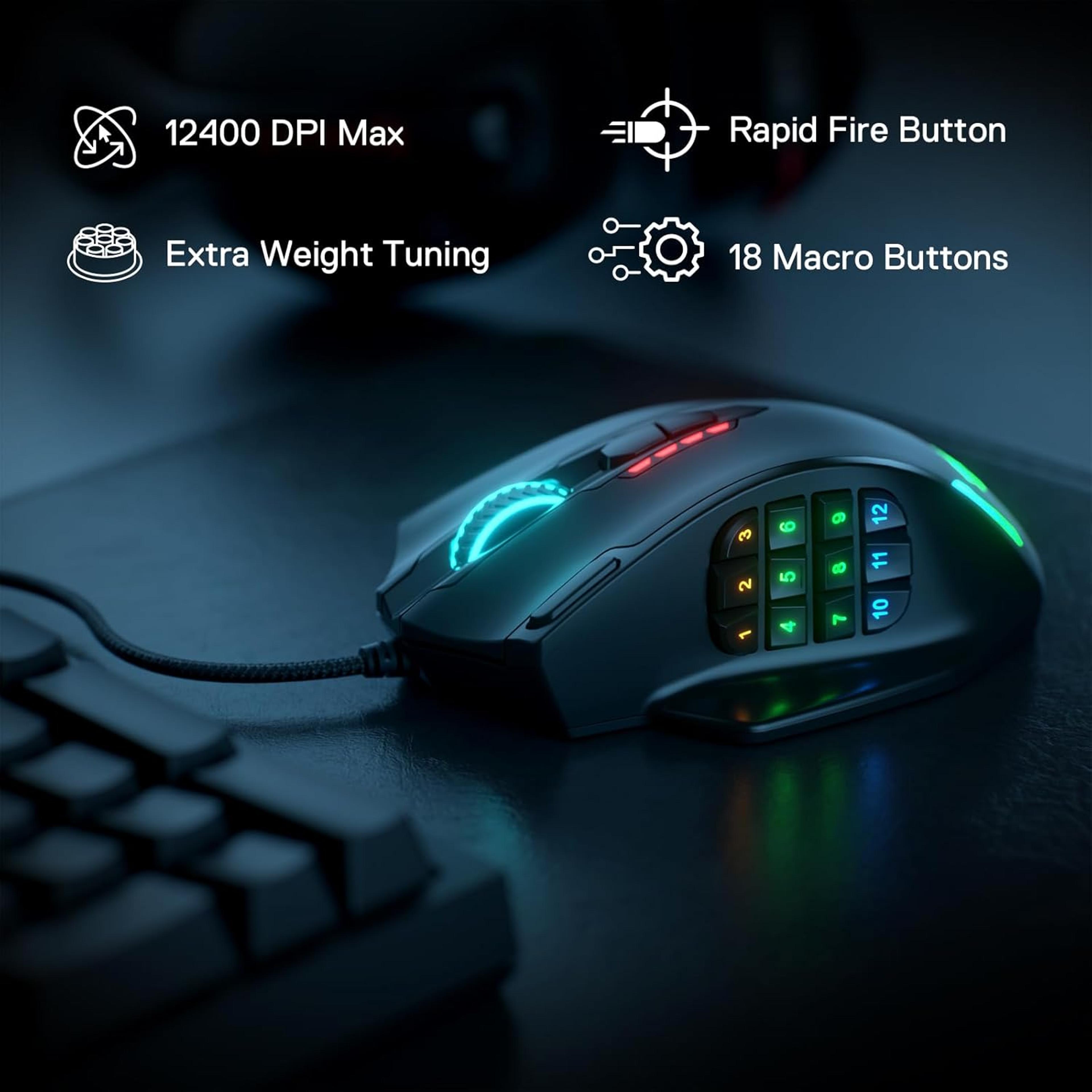 RGB Wired Gaming Mouse With Programmable Buttons And DPI 6