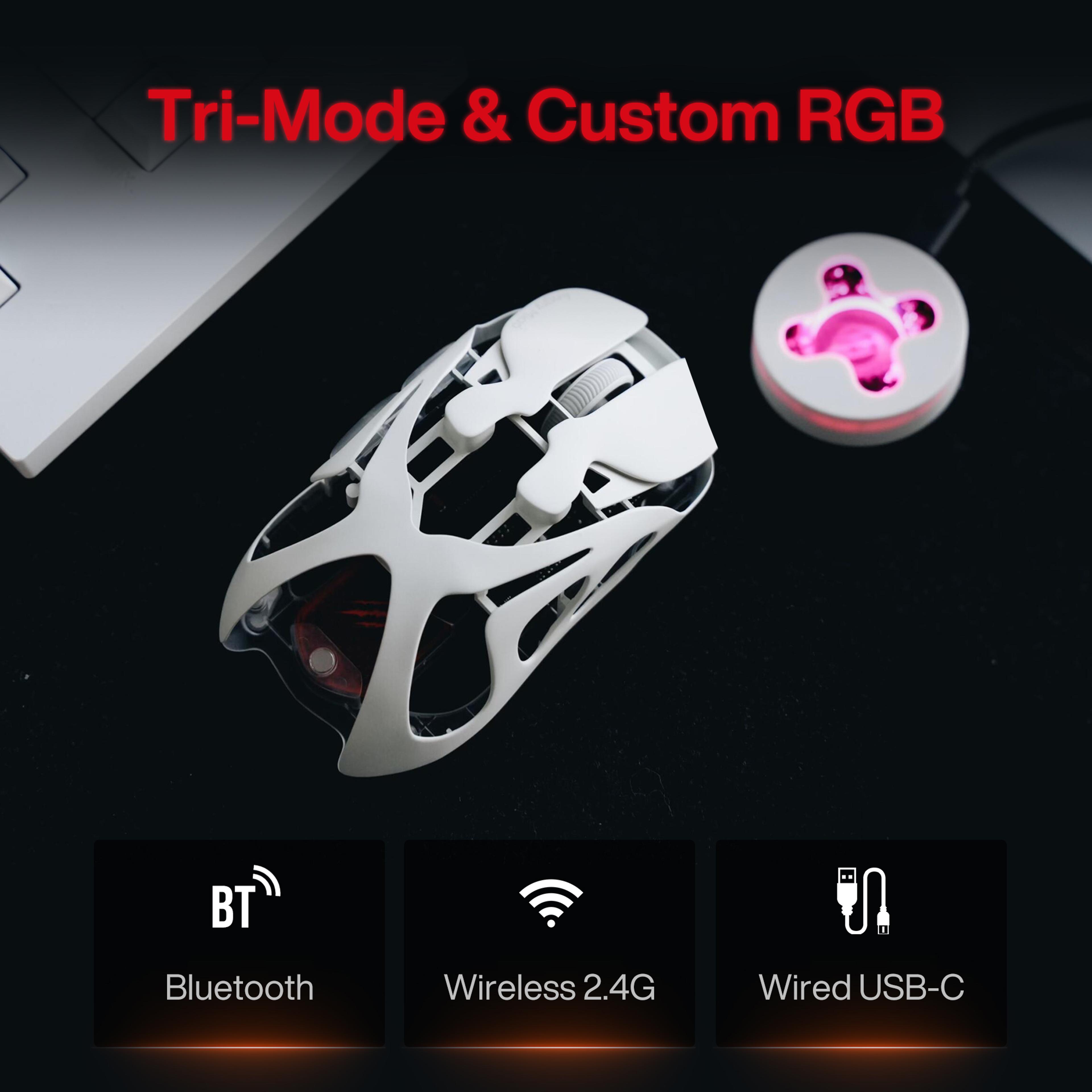 Angry Miao Infinity Wireless Gaming Mouse With Sensor And Tri Mode 8K Performance 6