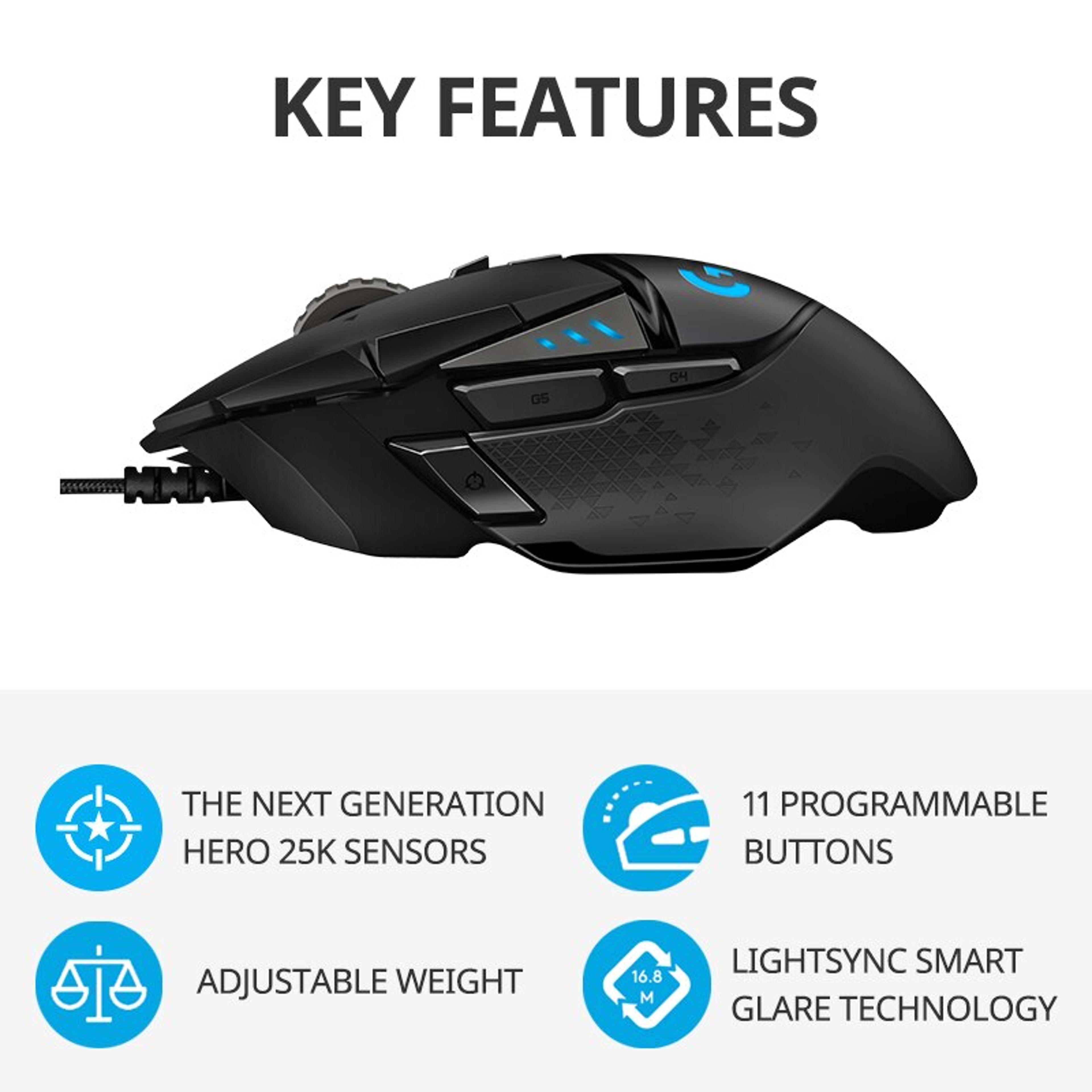 RGB Wired Gaming Mouse With Macro Programming And Adjustable DPI 1