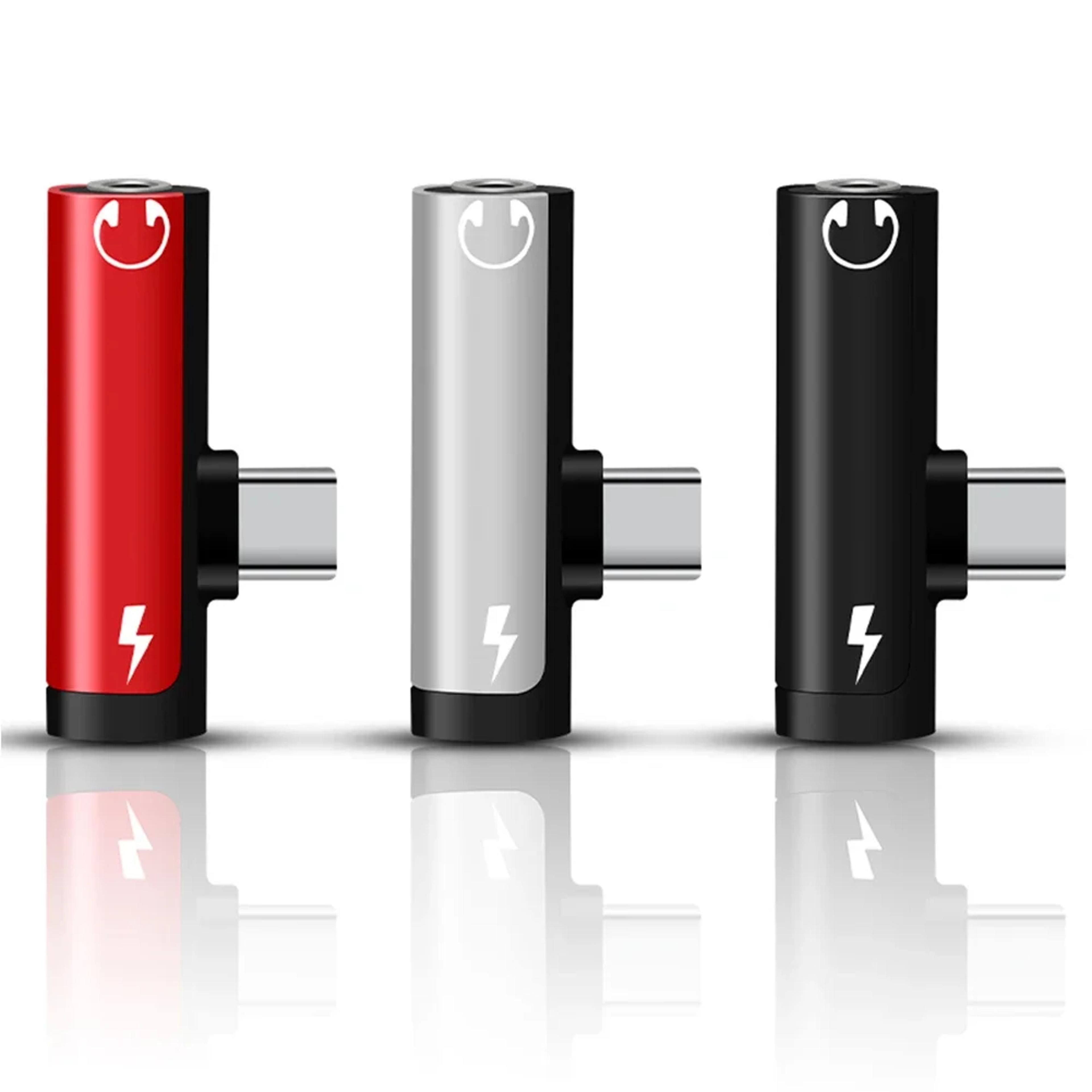 USB C To 35mm Adapter With Charging Port For Xiaomi And Huawei 0