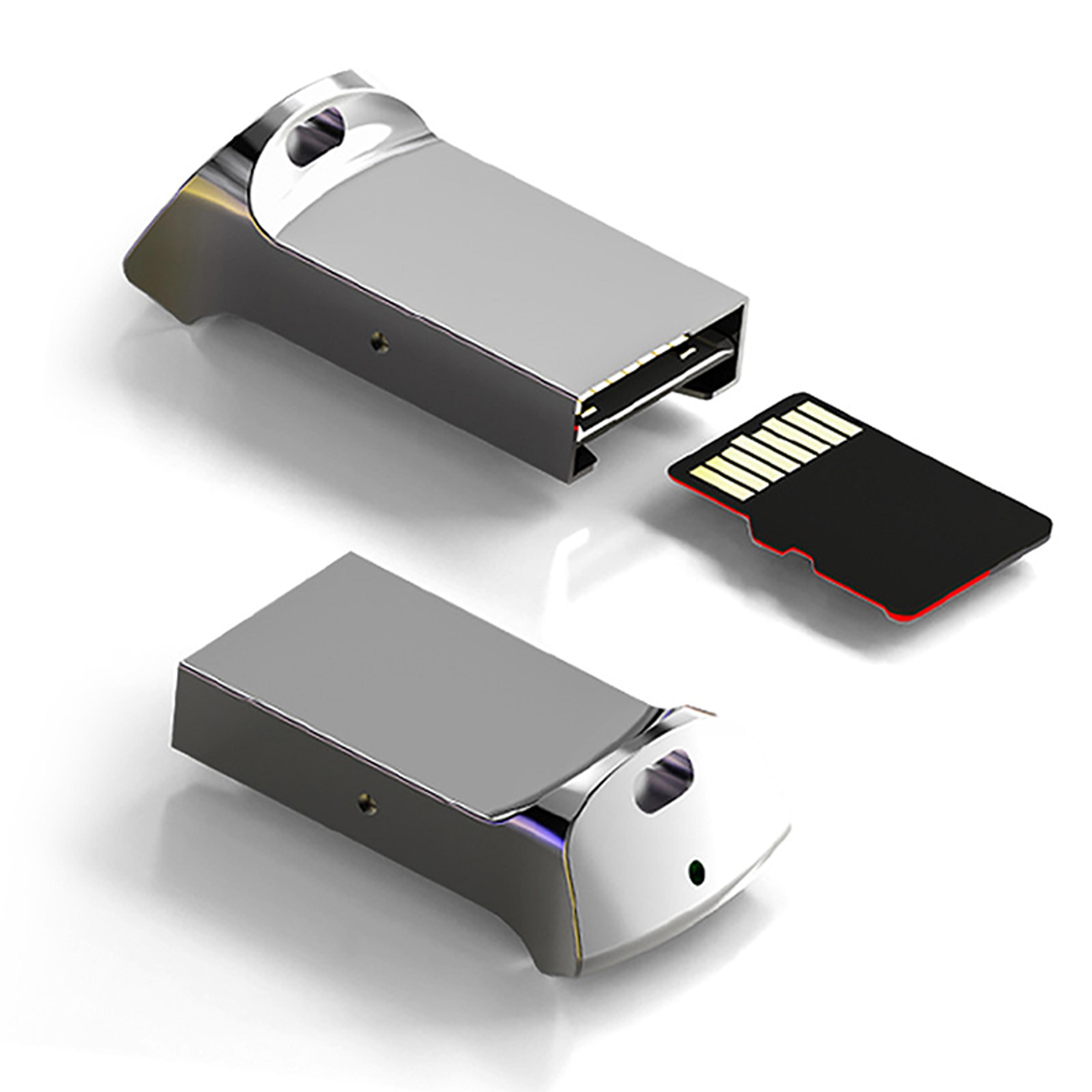 Mini USB Memory Card Reader Adapter For SD And Micro SD Cards 2