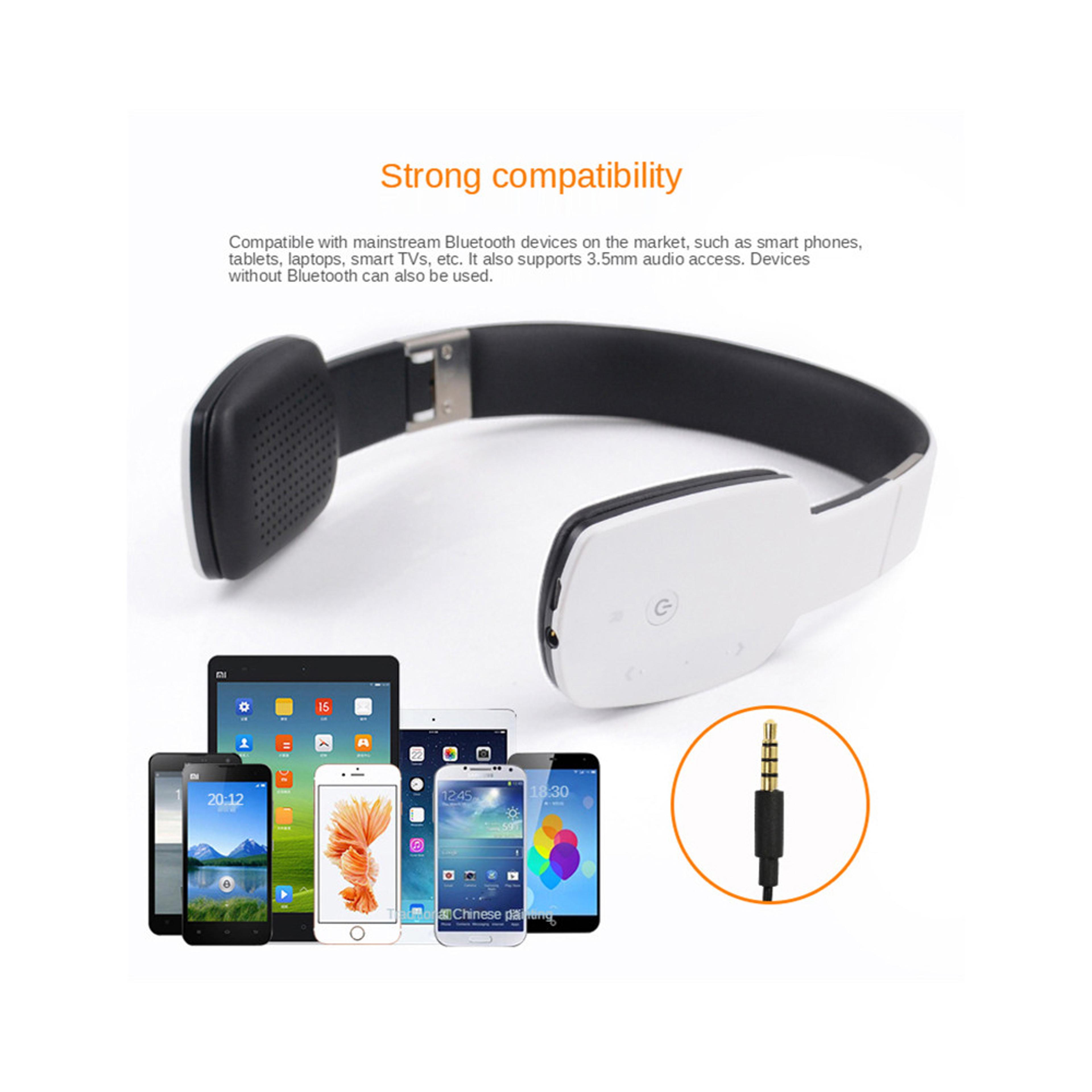 Wireless Bluetooth On Ear Headphones With Microphone And Foldable Design 4