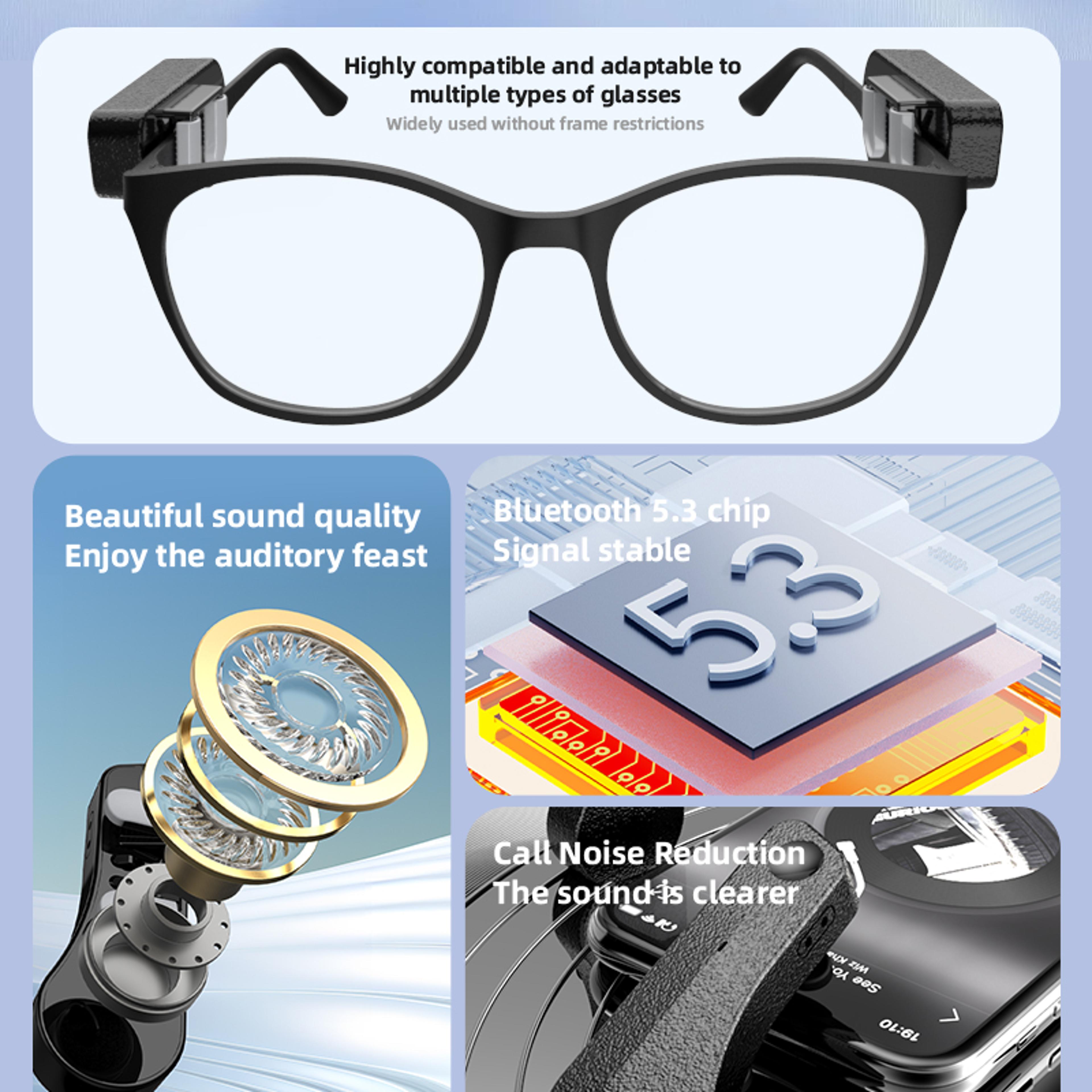 Bluetooth Glasses Headphones With Touch Control And HD Microphone 3