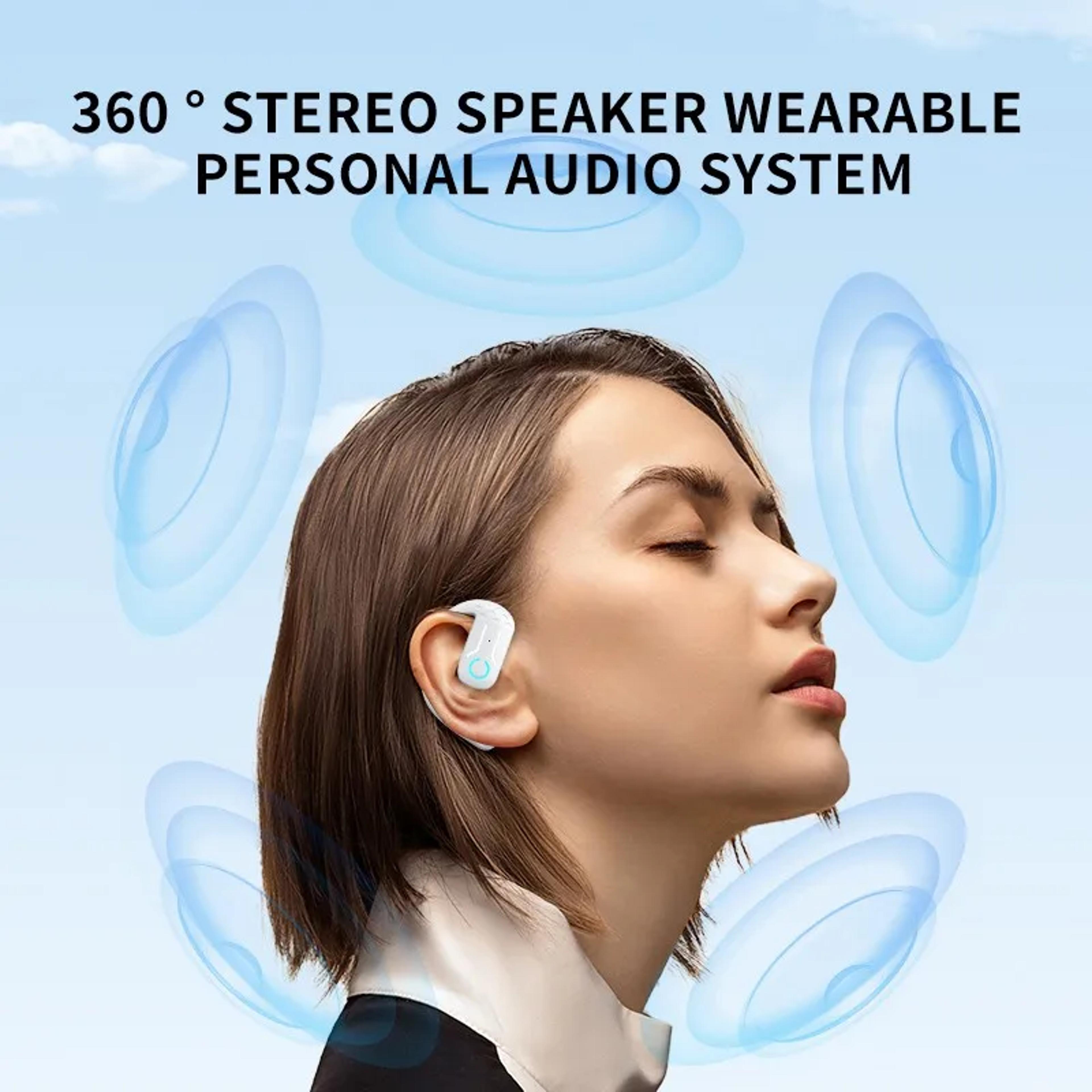 Bluetooth Bone Conduction Open Ear Headphones With Noise Canceling Microphone 4