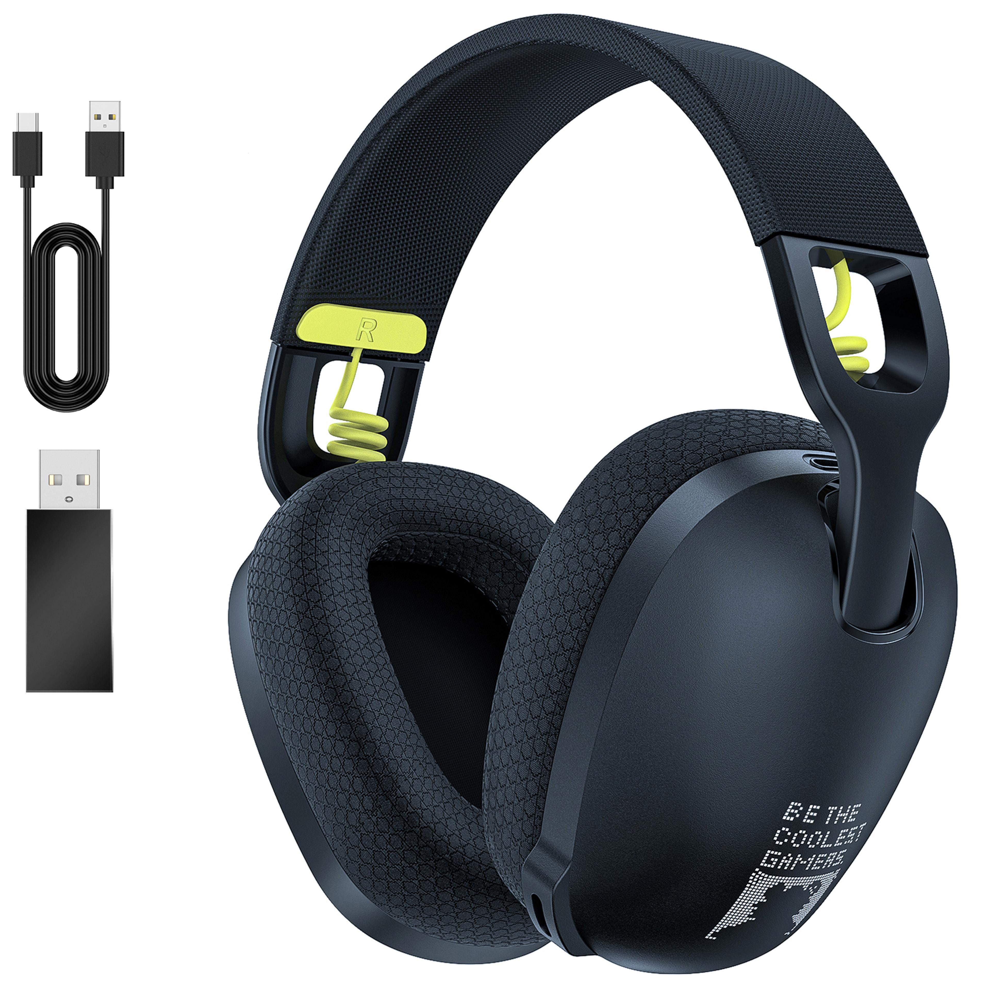 Wireless Gaming Headset For PC With Bluetooth And Noise Canceling Mic 0