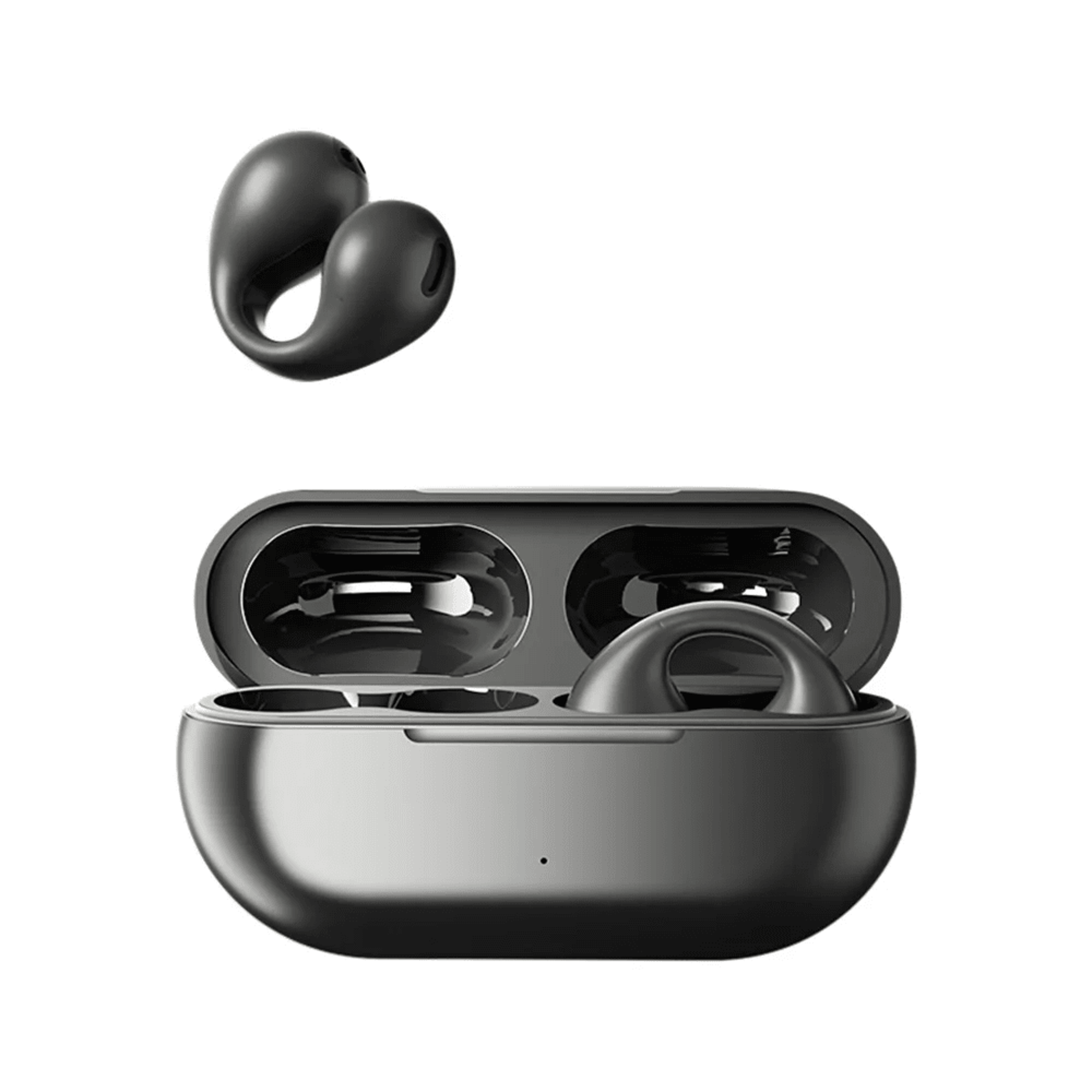 Open Ear Earbuds Bluetooth Ear Clip Headphones With HiFi Sound  Charging Case 4