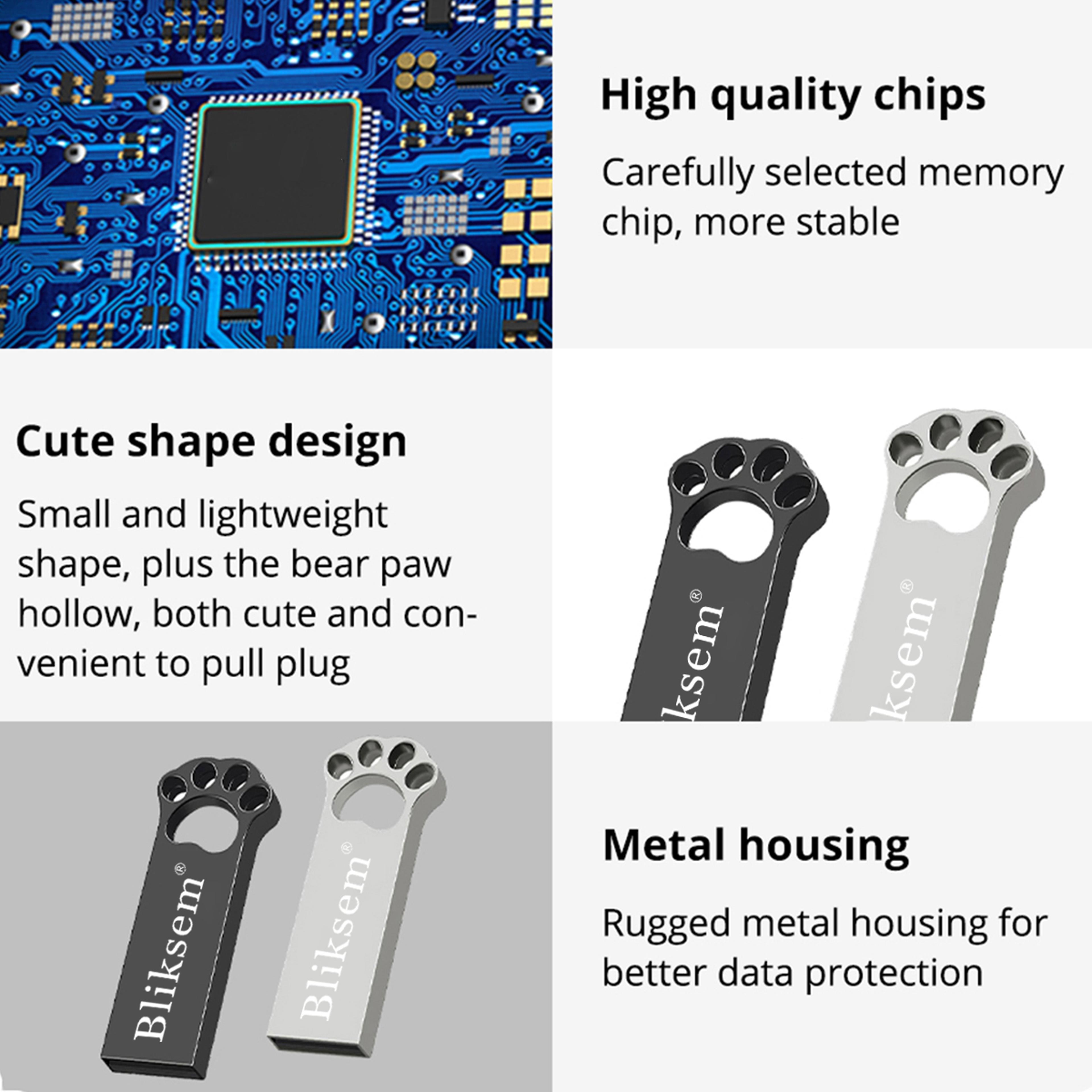 Portable USB Flash Drive Mini USB Storage Memory Stick 5