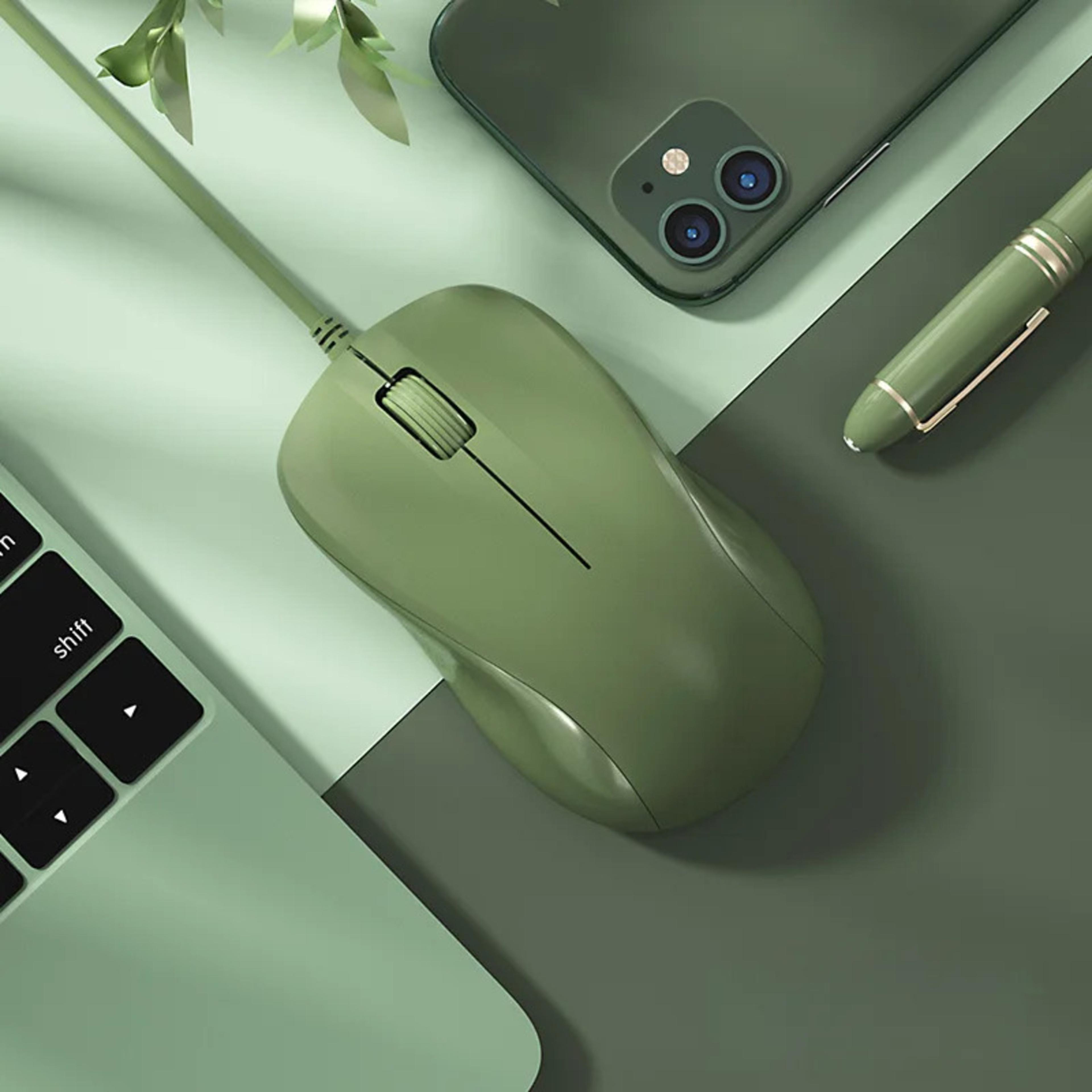 Silent Wired USB Mouse With Ergonomic Grip For PC  Laptop Office Work 7