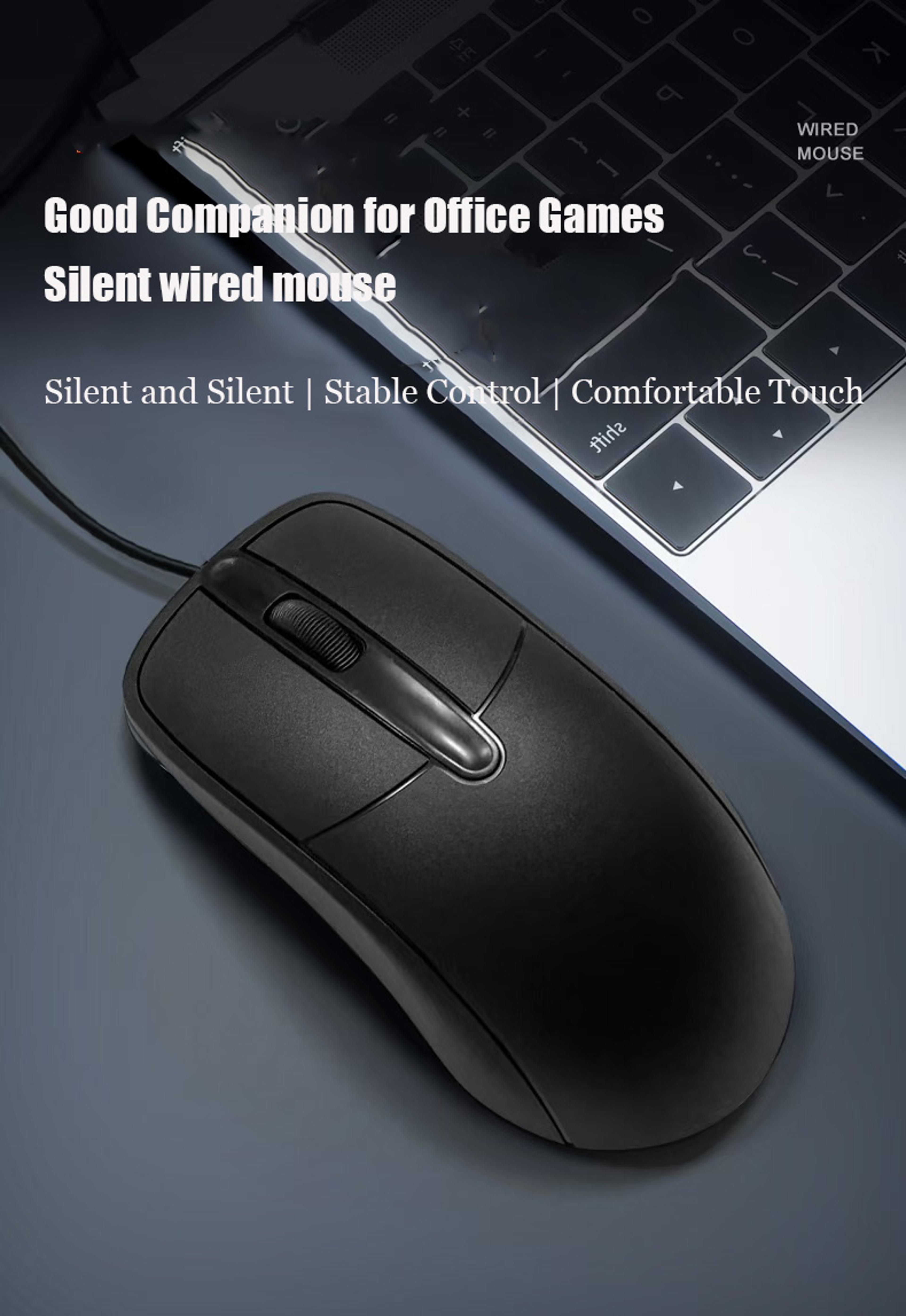 USB Wired Optical Mouse For Laptop Desktop Office And Home Use 3