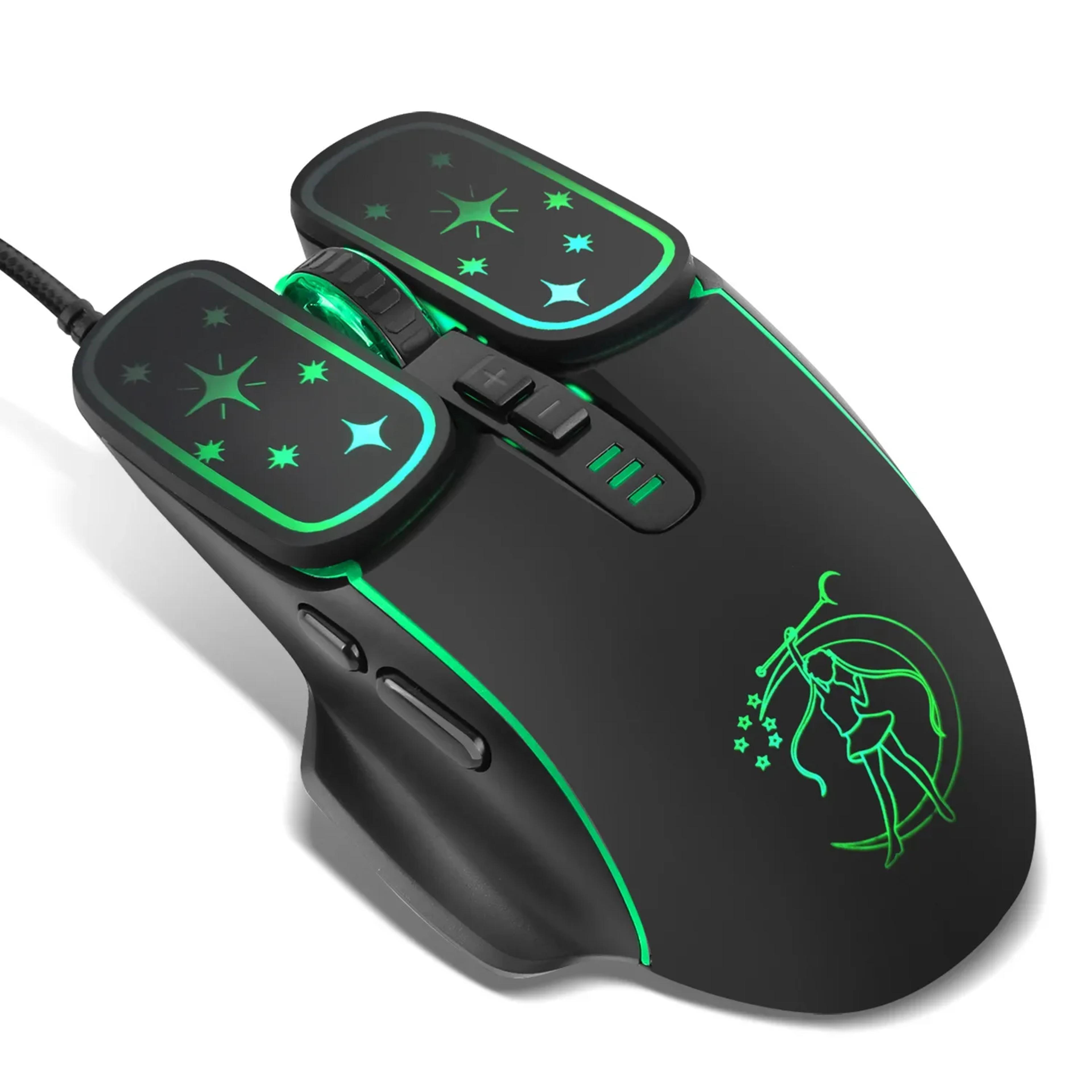 RGB Gaming Mouse Ergonomic Wired USB Gaming Mouse With Buttons For PC  Laptop 1
