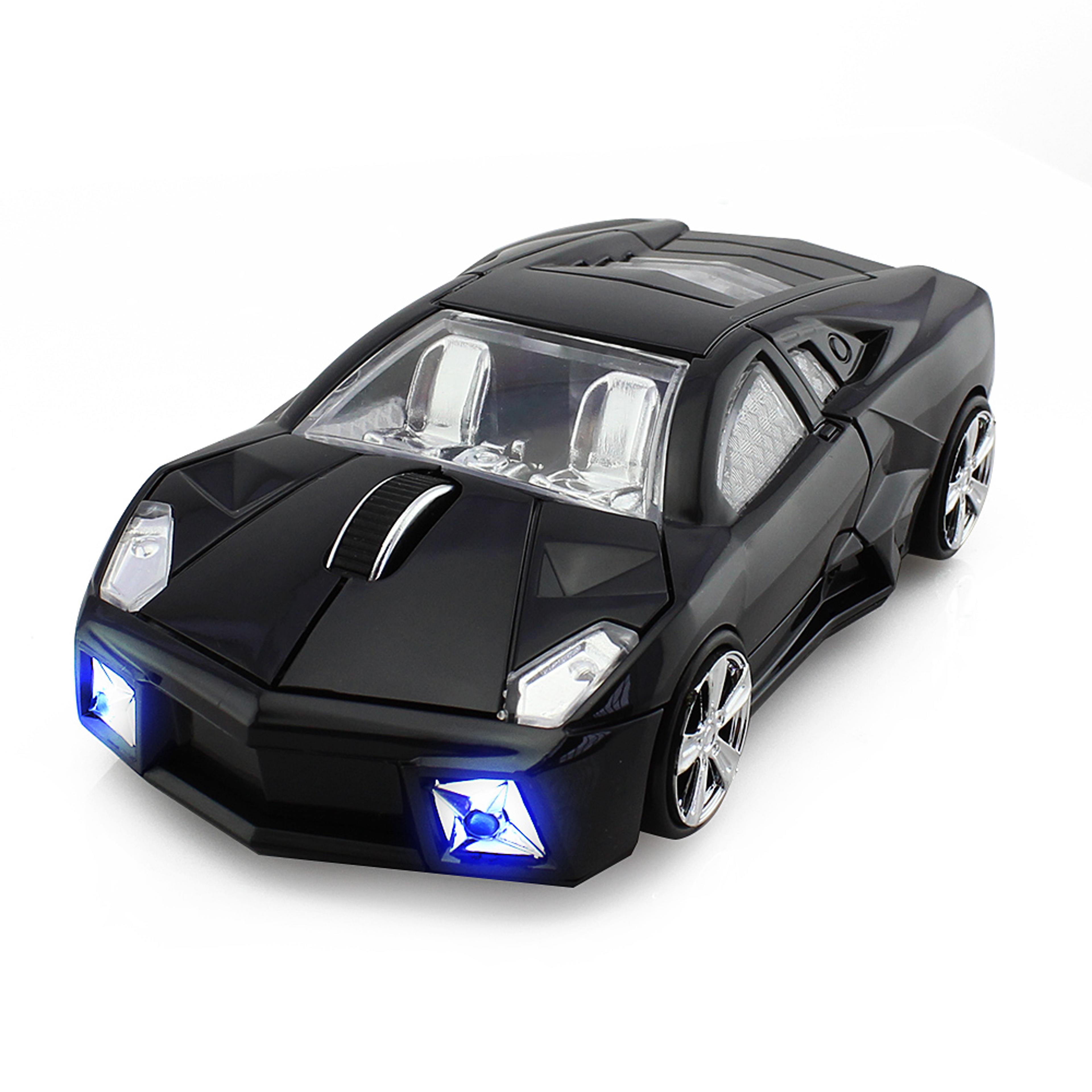 Wireless Car Shaped Mouse DPI Optical Gaming Mouse For Laptop PC Notebook 4