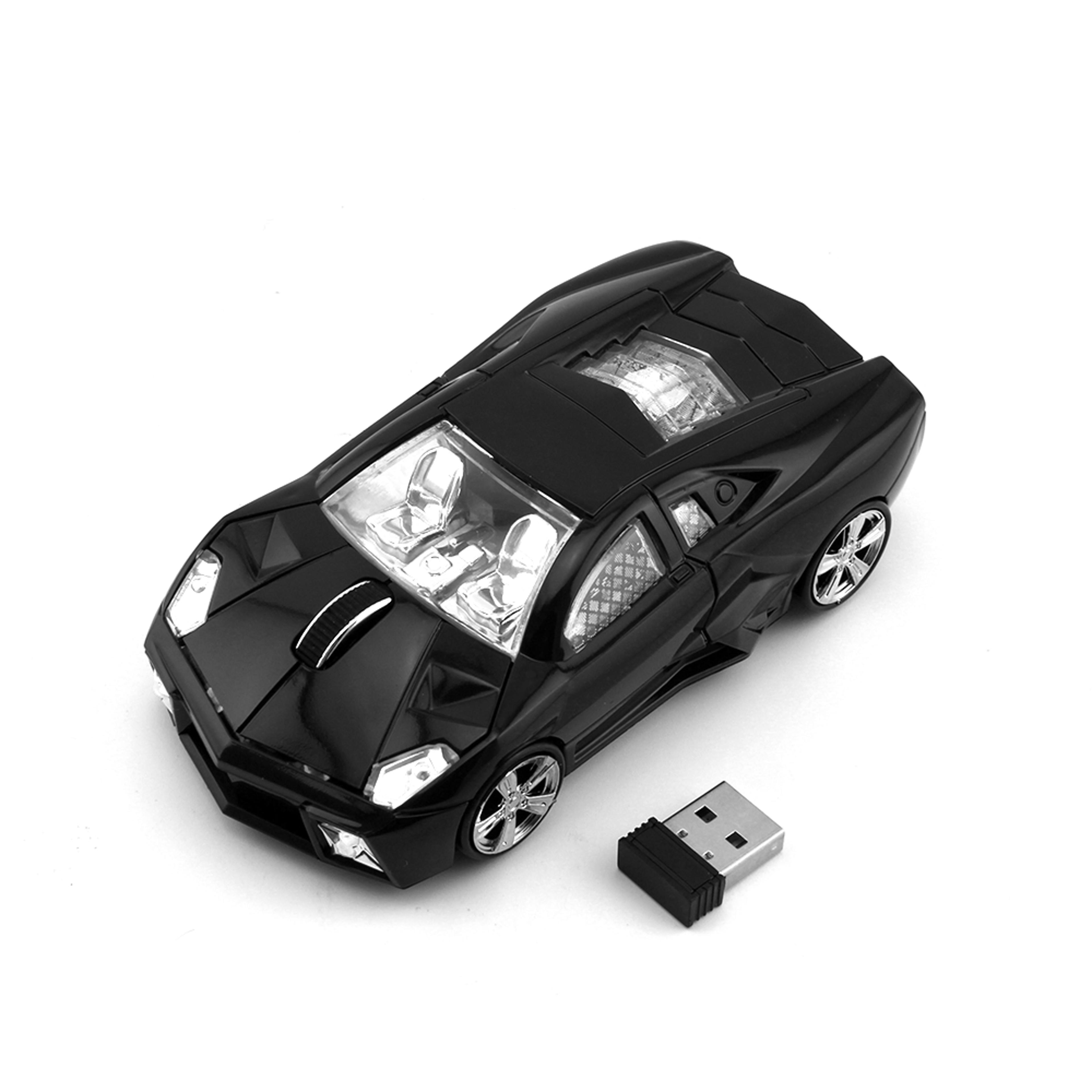 Wireless Car Shaped Mouse DPI Optical Gaming Mouse For Laptop PC Notebook 2