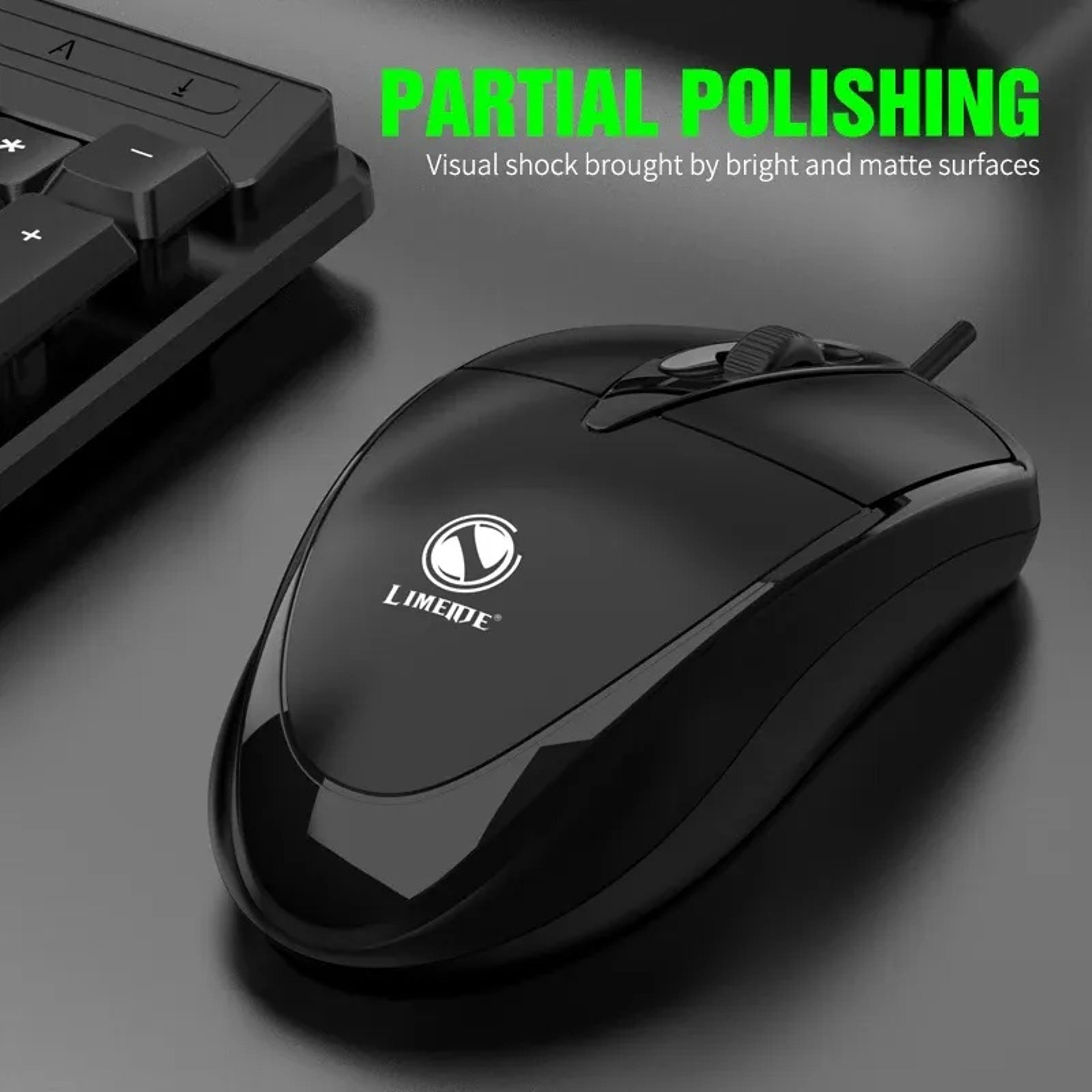 Precision USB Optical Wired Mouse For Office Gaming Laptop And Desktop 2