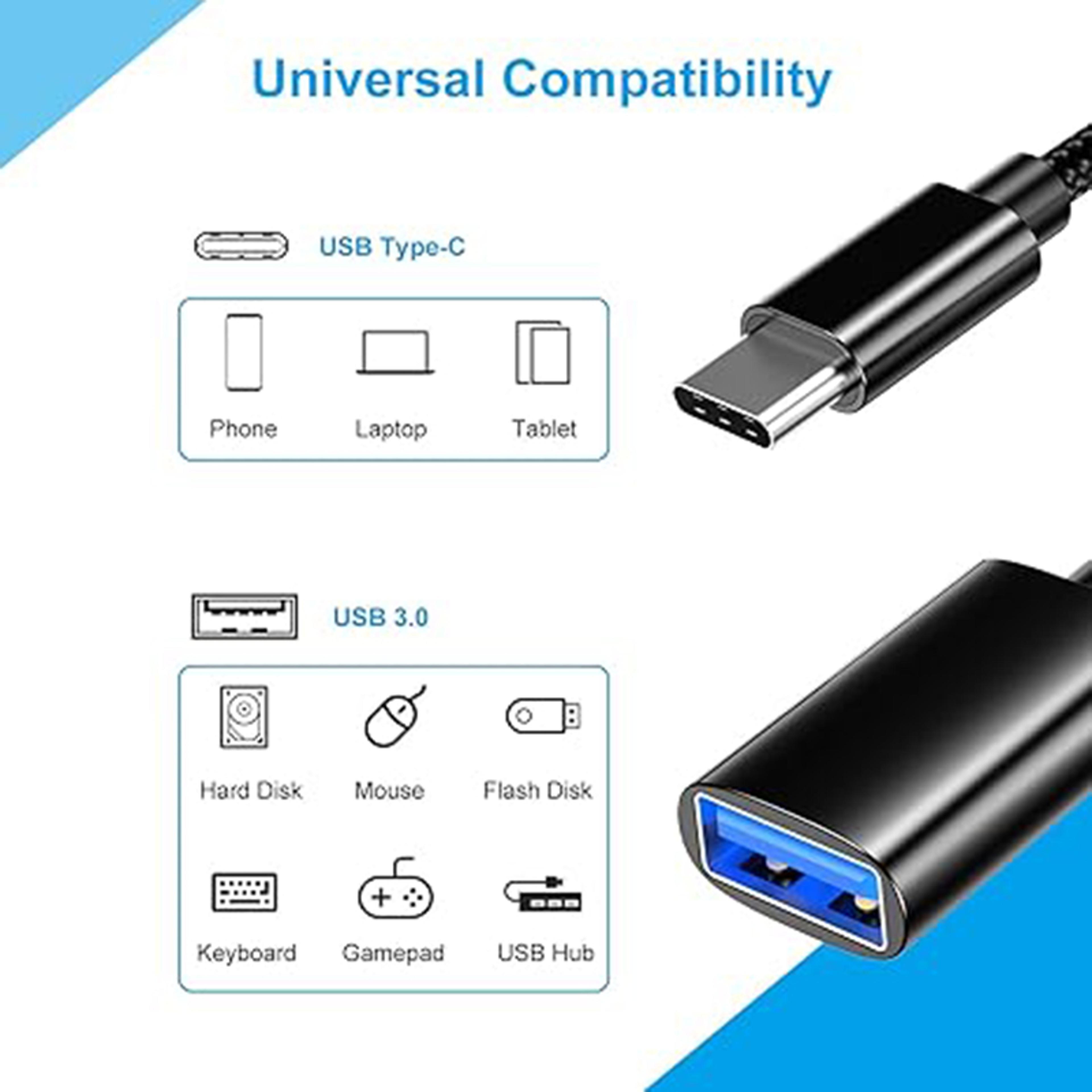 USB C OTG Adapter Type C To USB Adapter For MacBook  USB Accessories 2