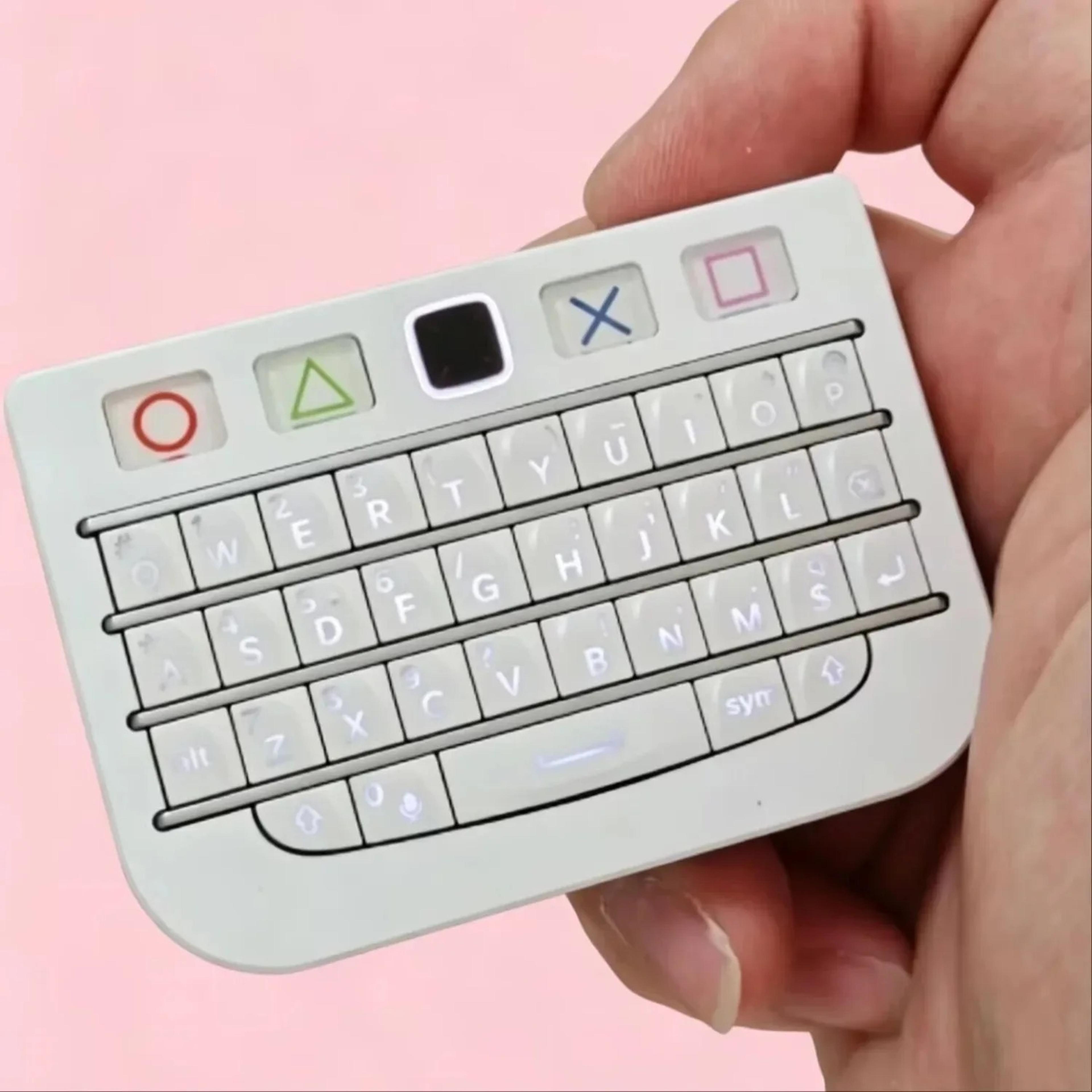 Mini Bluetooth Keyboard With USB Dual Mode QWERTY Wireless Keypad For Phone Tablet PC  Laptop 3
