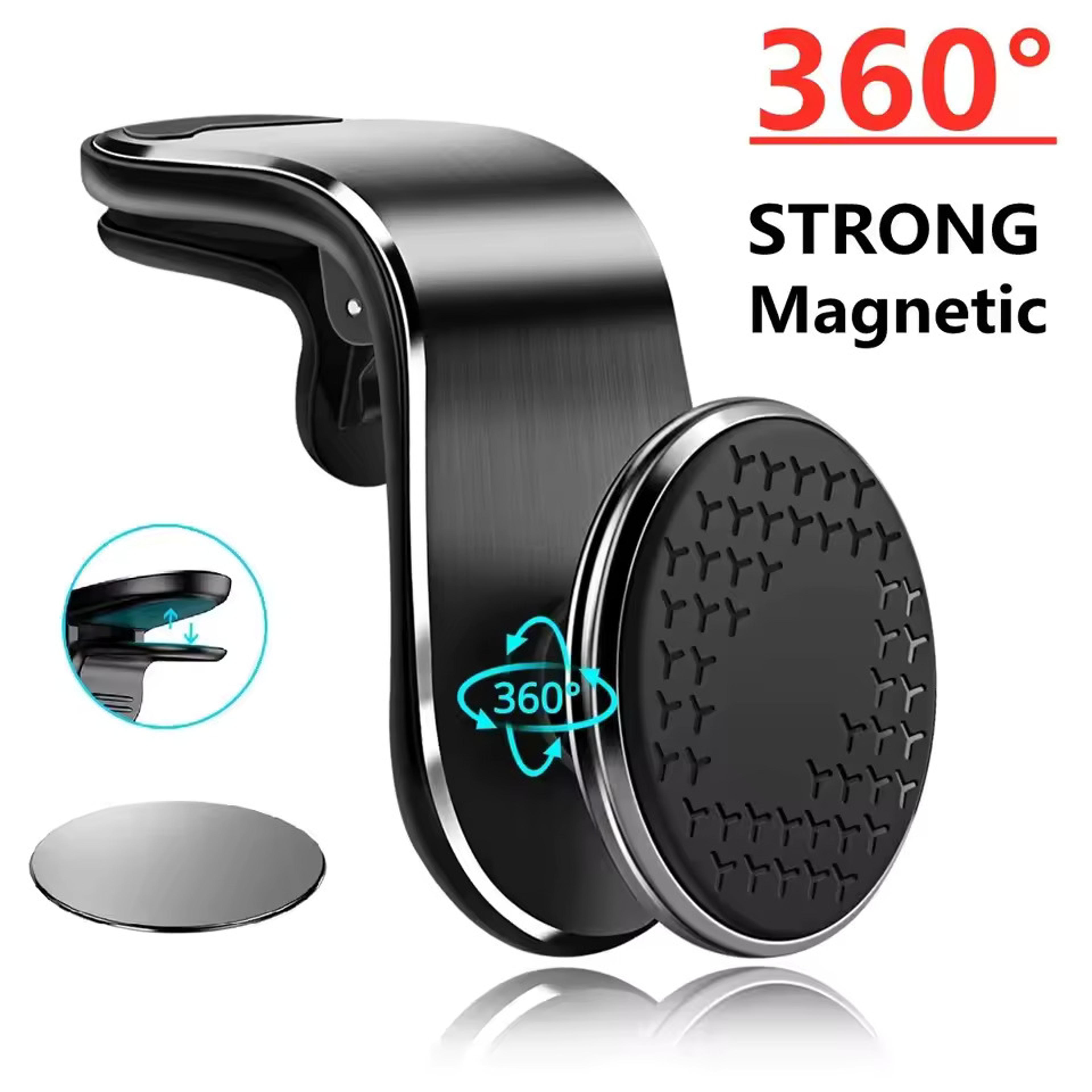 Magnetic Car Phone Holder Air Vent Mount For IPhone Android  GPS Navigation 2