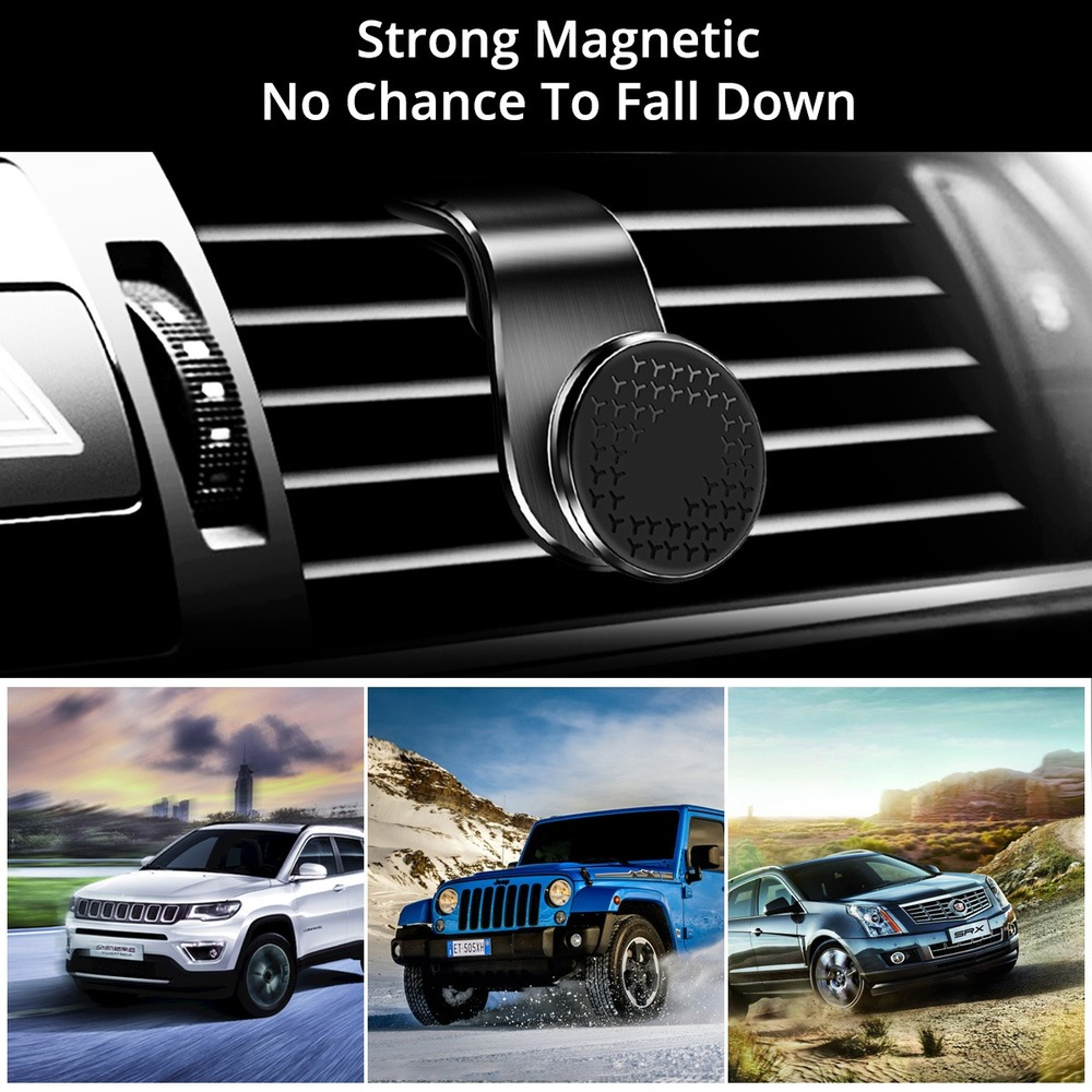 Magnetic Car Phone Holder Air Vent Mount For IPhone Android  GPS Navigation 3