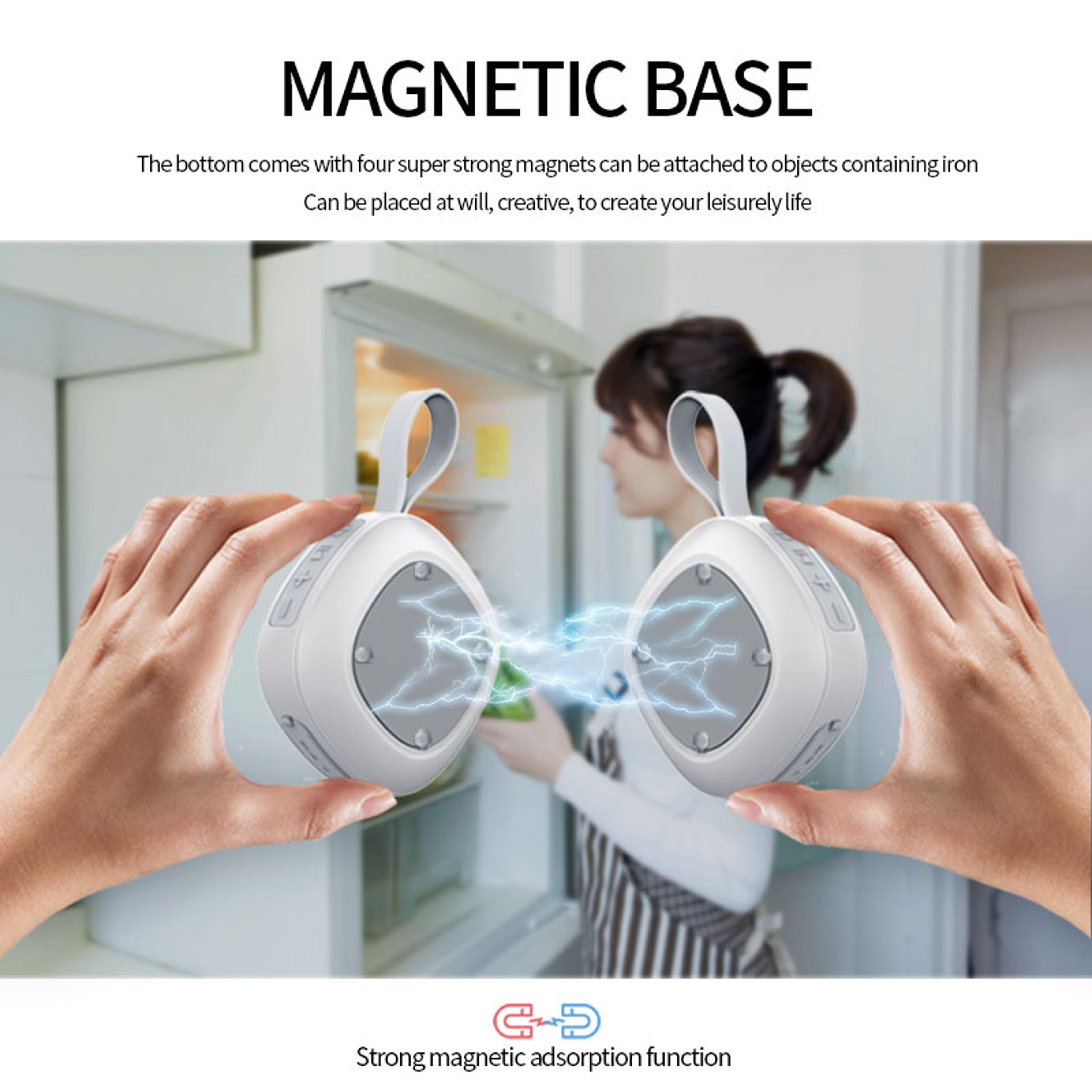 Mini Portable Bluetooth Speaker With Magnetic Mount  TF Card Playback 4