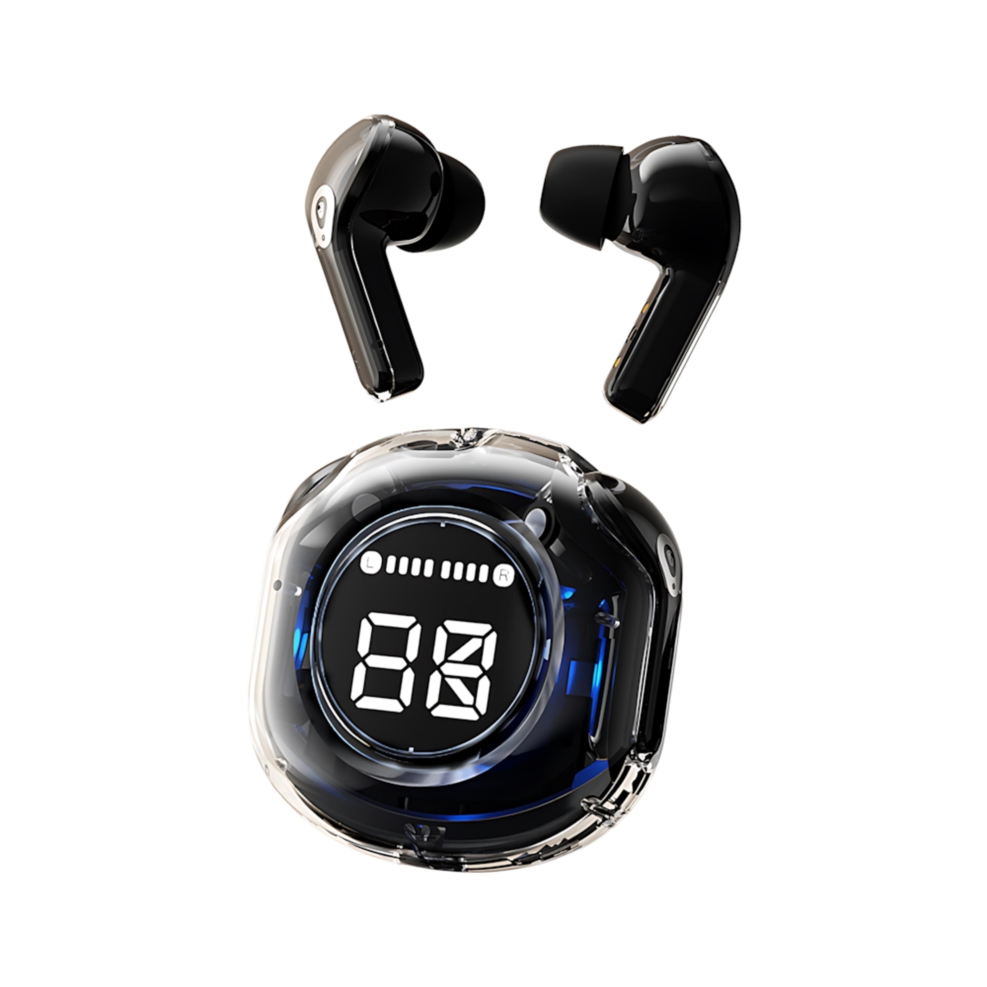 Transparent Bluetooth Earbuds With LED Display Wireless In Ear Headphones 6