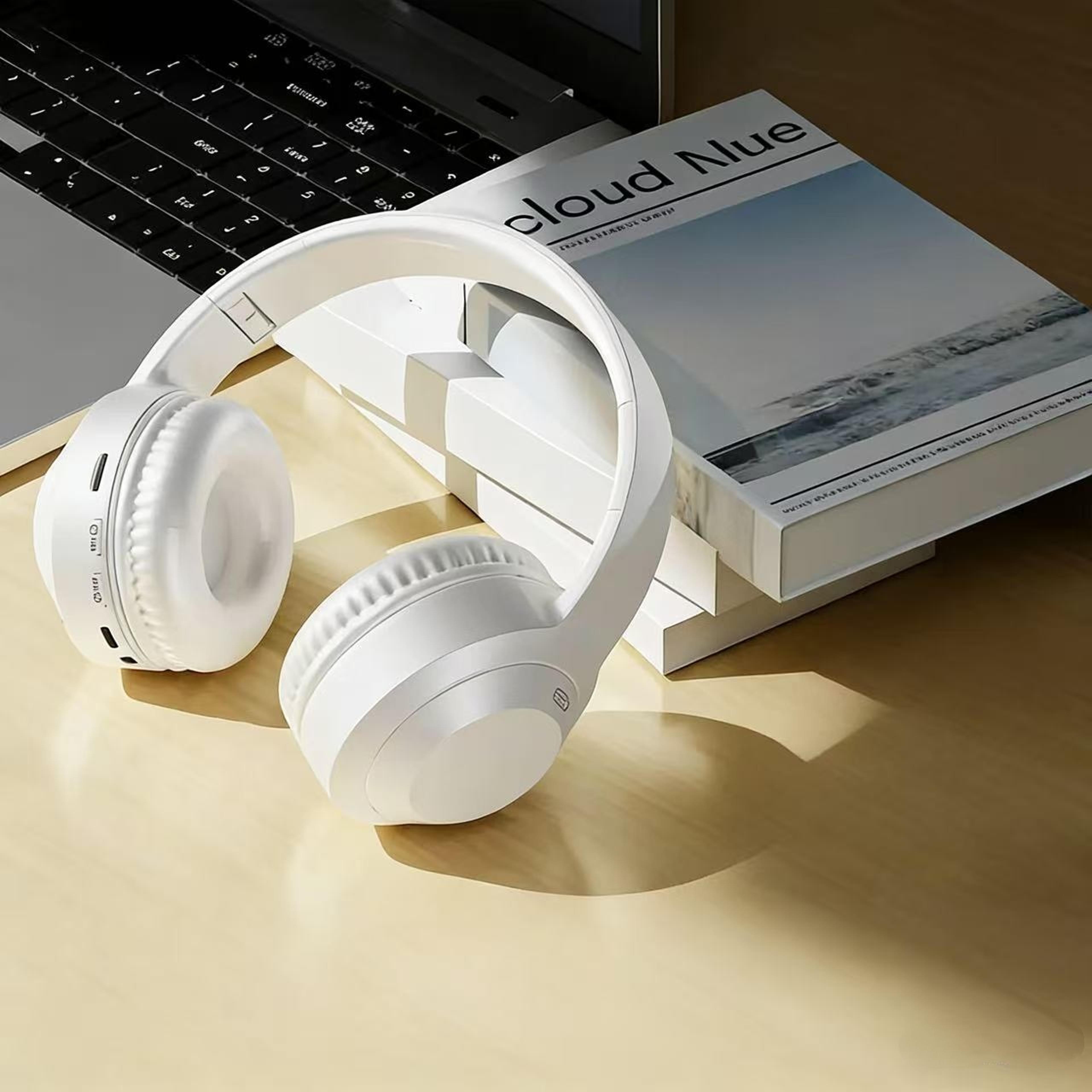 Bluetooth Wireless Over Ear Headphones With HiFi Stereo TF Card AUX  Noise Reduction 2