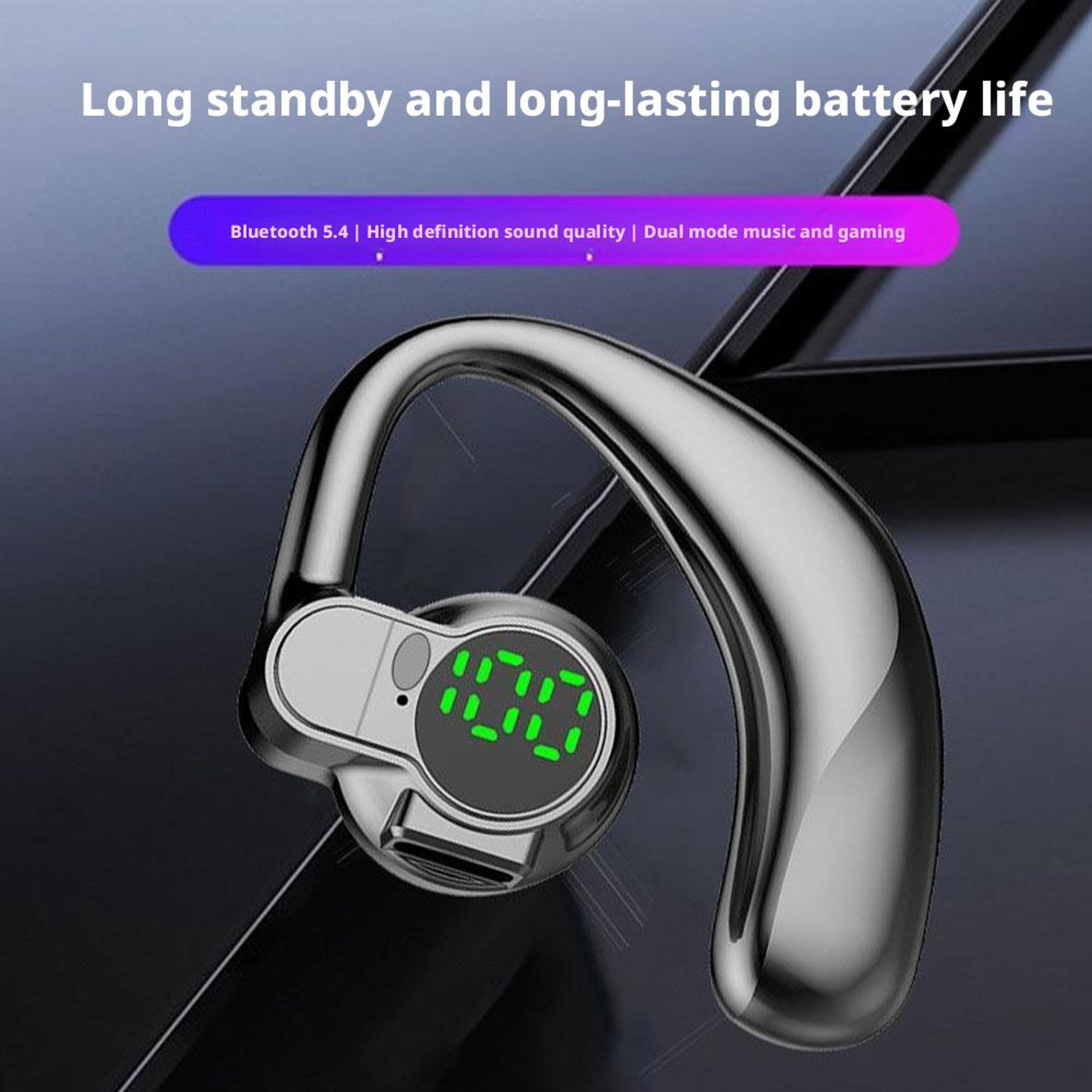 Rotatable Bluetooth Single Ear Bluetooth Headset With Microphone  Ear Hook 6