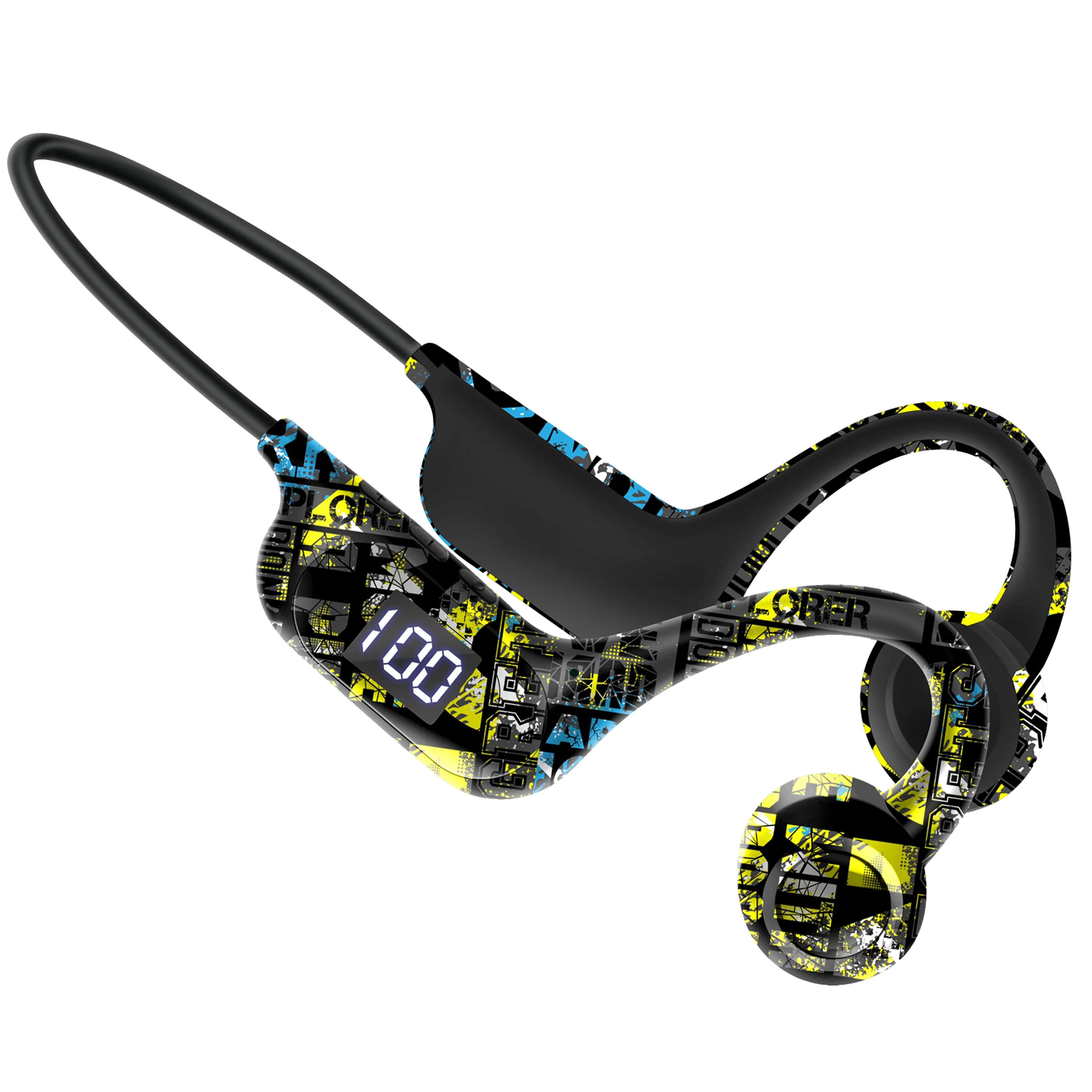 Bone Conduction Open Ear Bluetooth Headphones With TF Card Player And Type C Charging 6