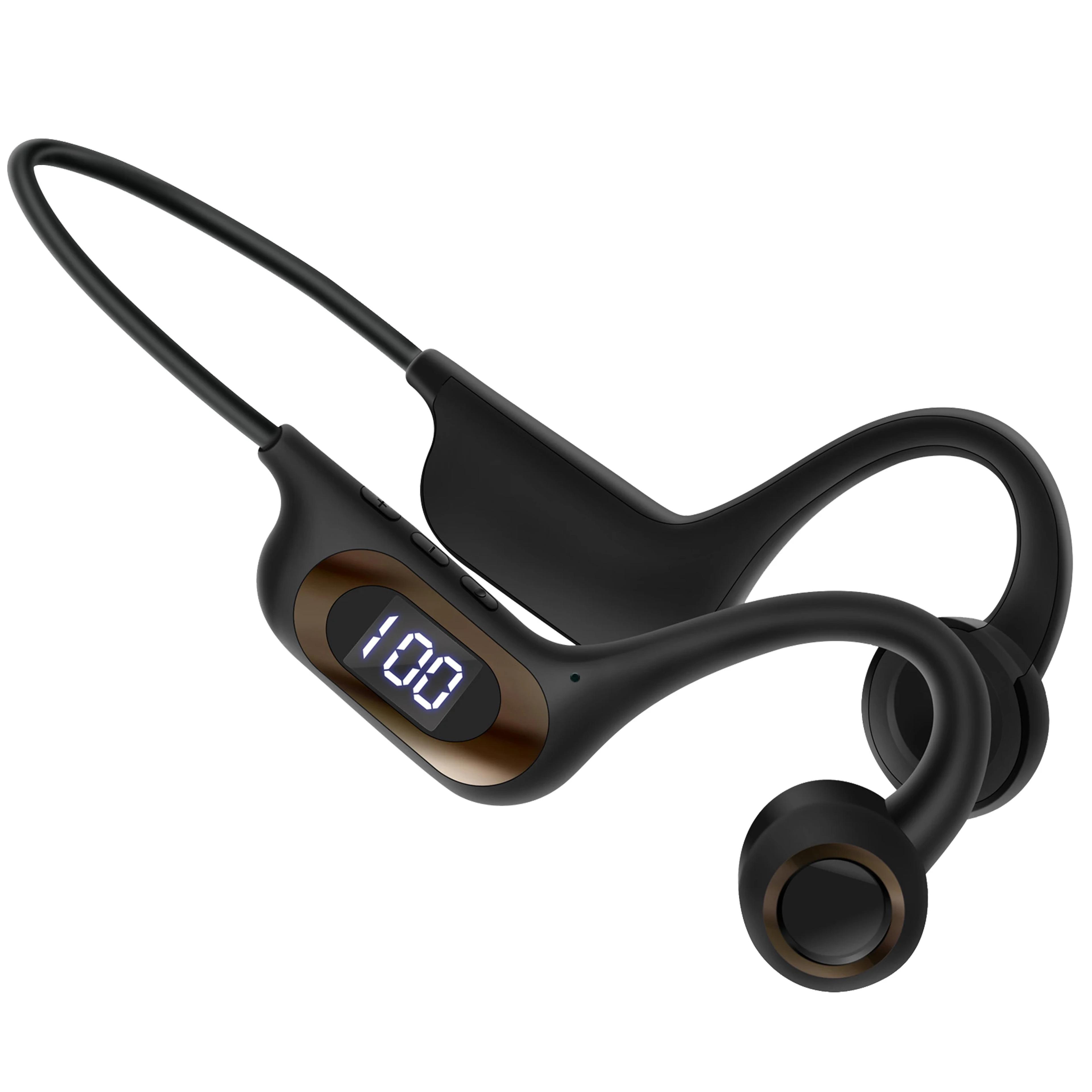 Bone Conduction Open Ear Bluetooth Headphones With TF Card Player And Type C Charging 7