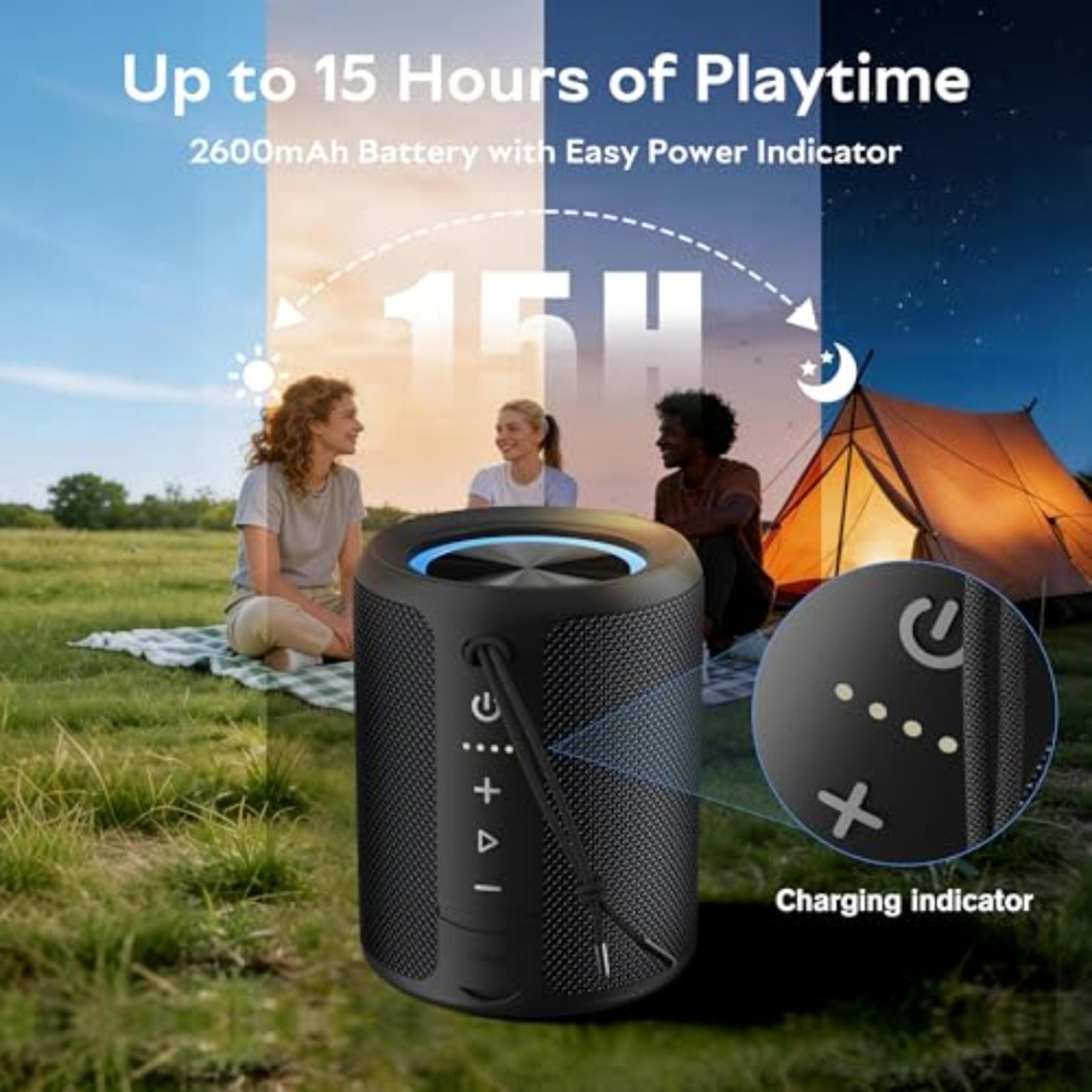 Portable Bluetooth Speaker Waterproof Wireless Speaker With Playtime 1