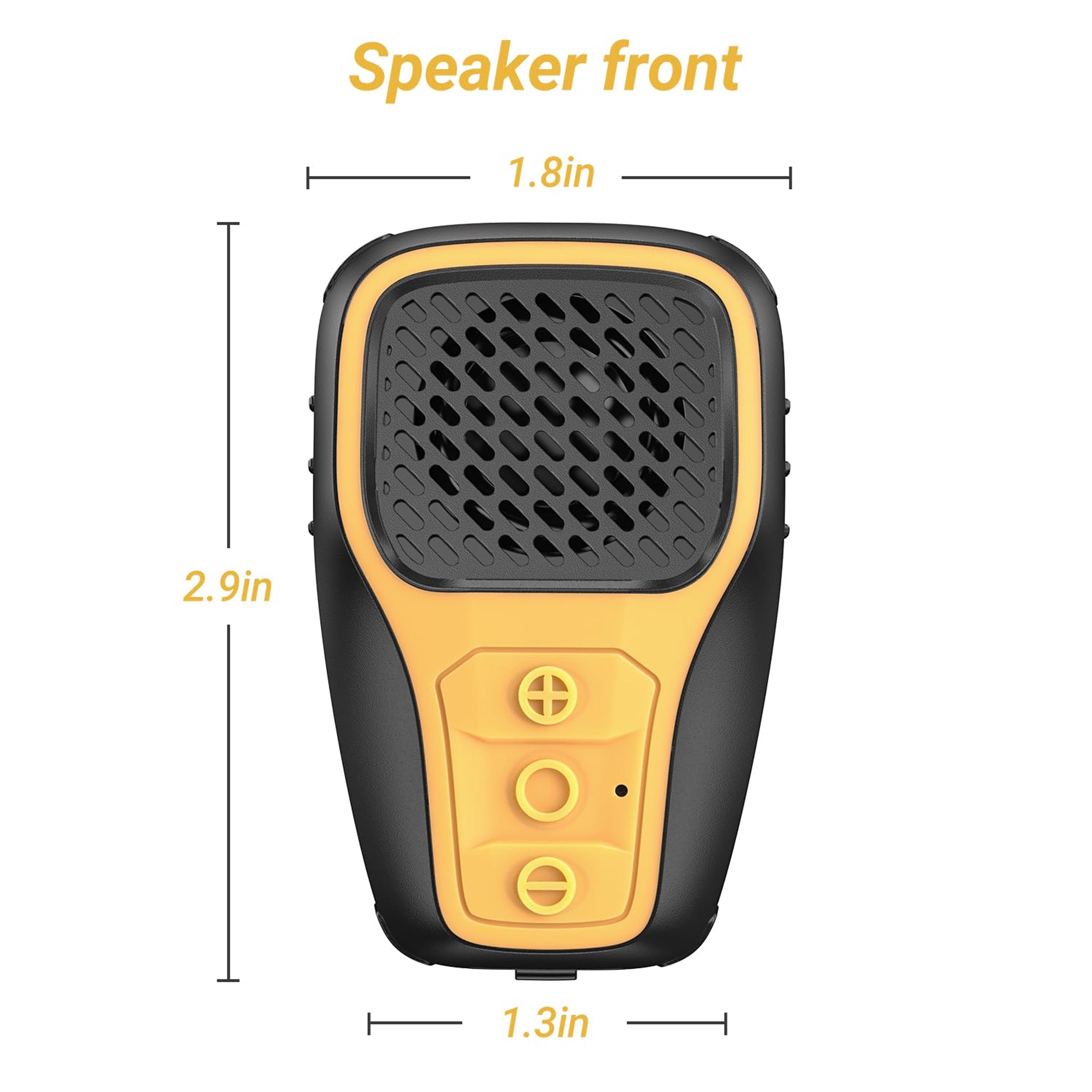 Wearable Bluetooth Speaker Waterproof Clip On Wireless Speaker With Built In Mic 7