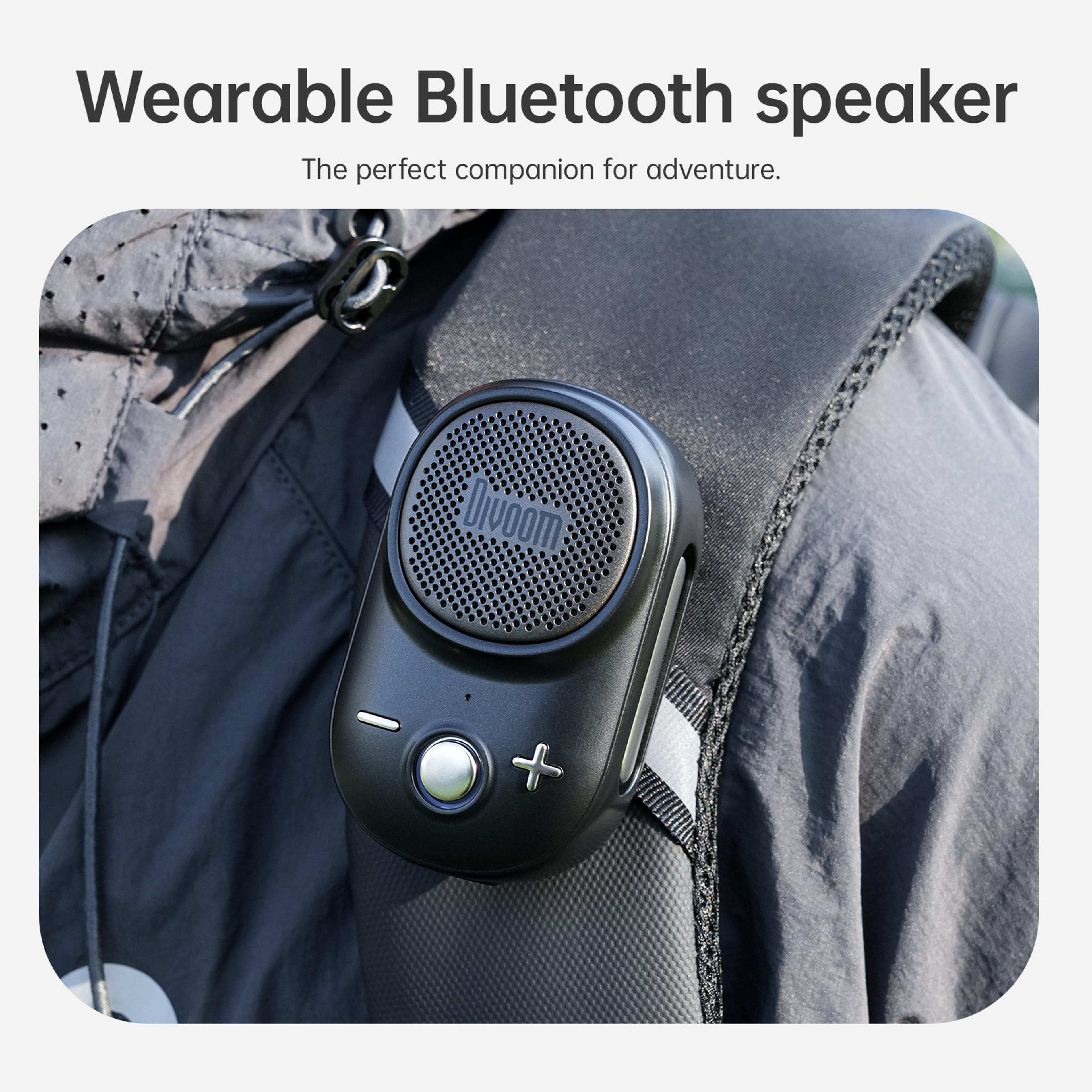 Portable Bluetooth Speaker Waterproof Clip On Camping Speaker With Playtime 5