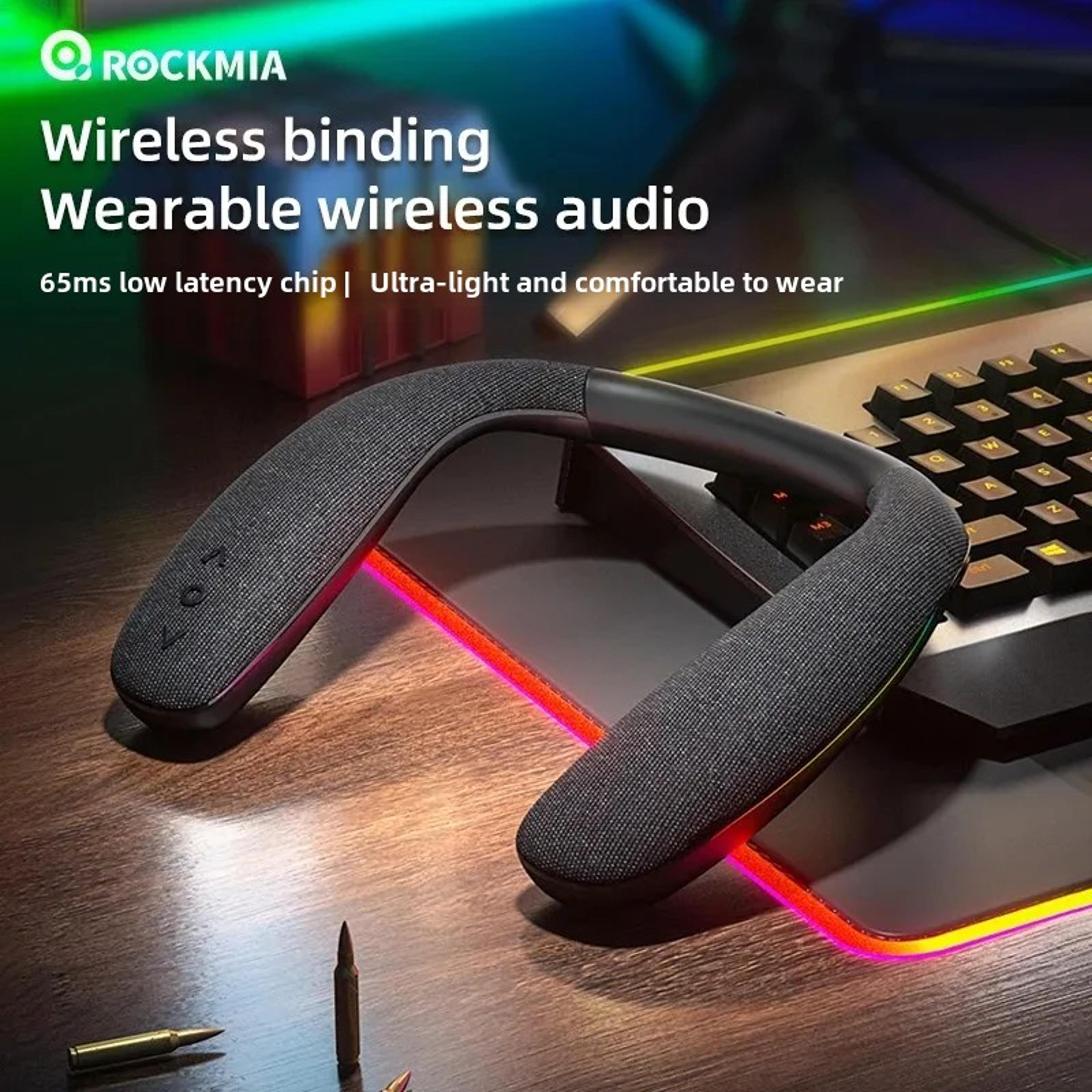 Wearable Bluetooth Neck Speaker With Wireless Stereo Sound And Hands Free Calling 1