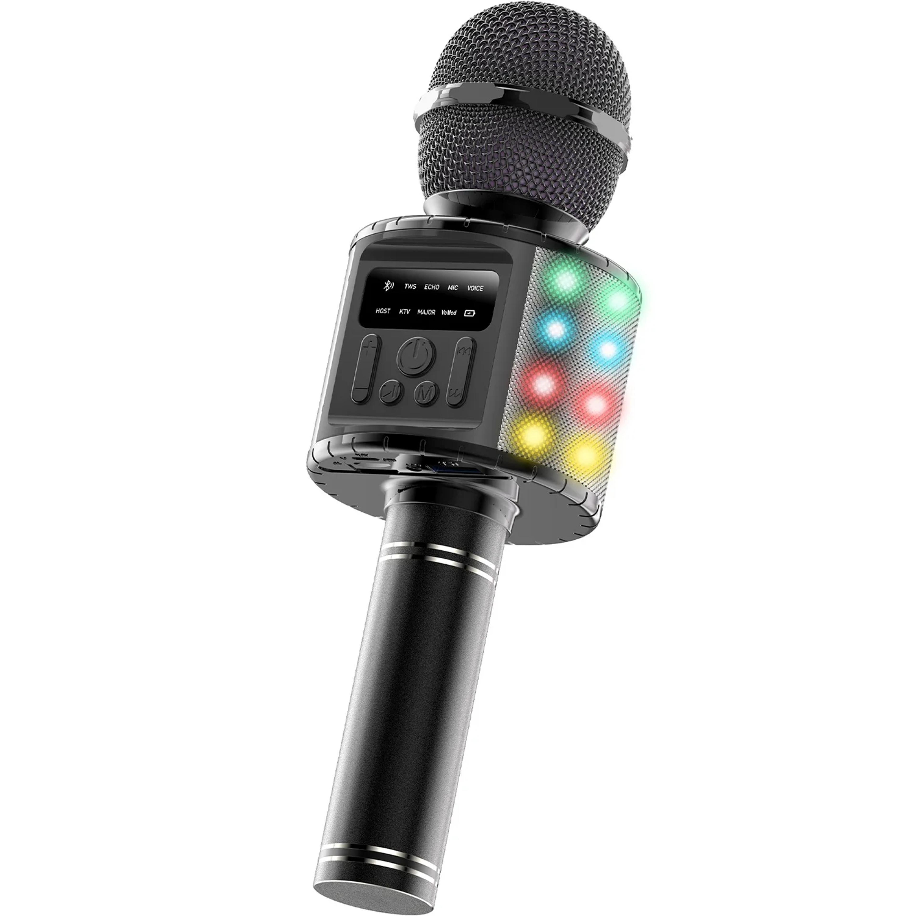 Bluetooth Karaoke Microphone With Screen Wireless Stereo Singing Mic For Kids  Adults 6