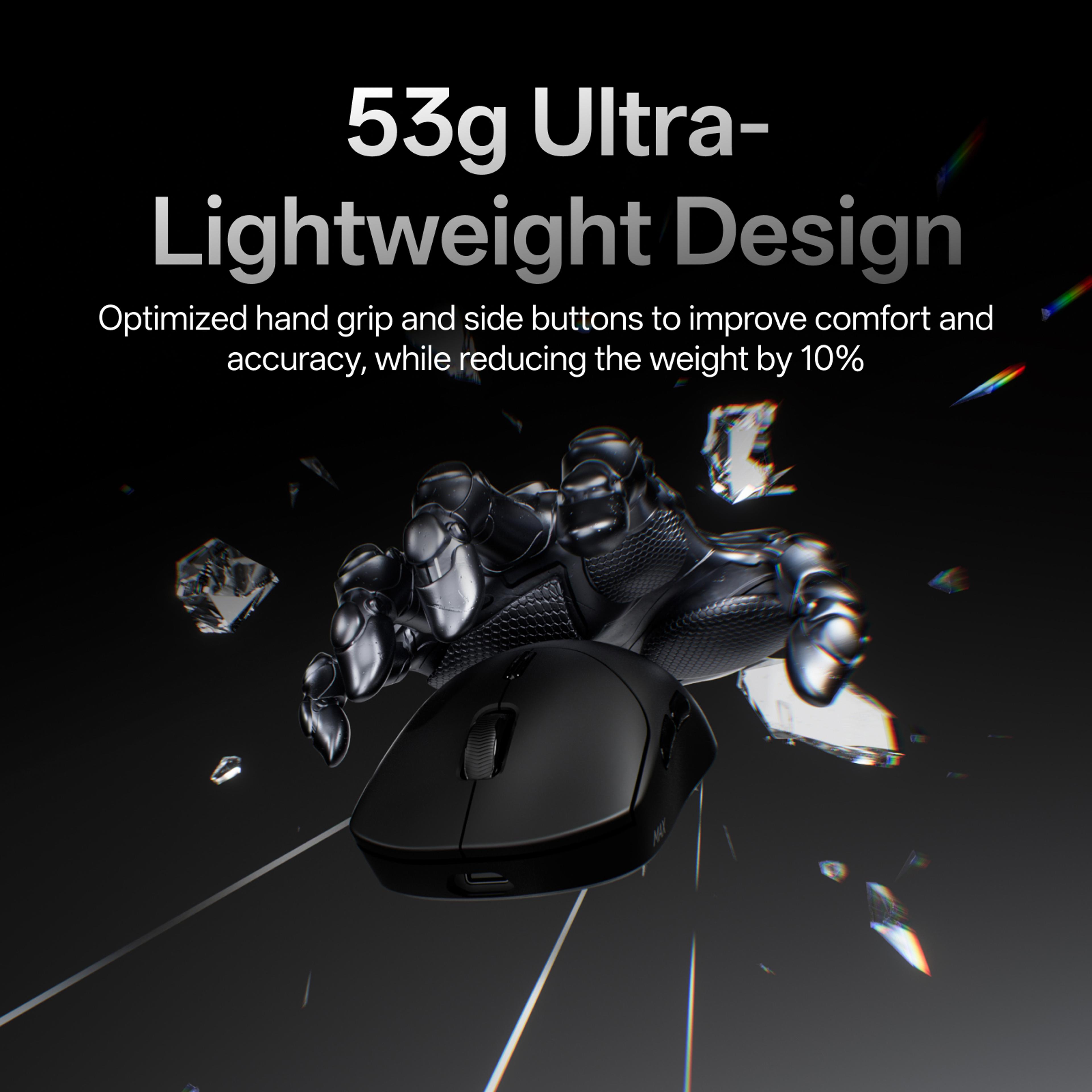 Wireless Gaming Mouse With Polling Rate Optical Sensor Lightweight Ergonomic Mouse For PC  Laptop 7