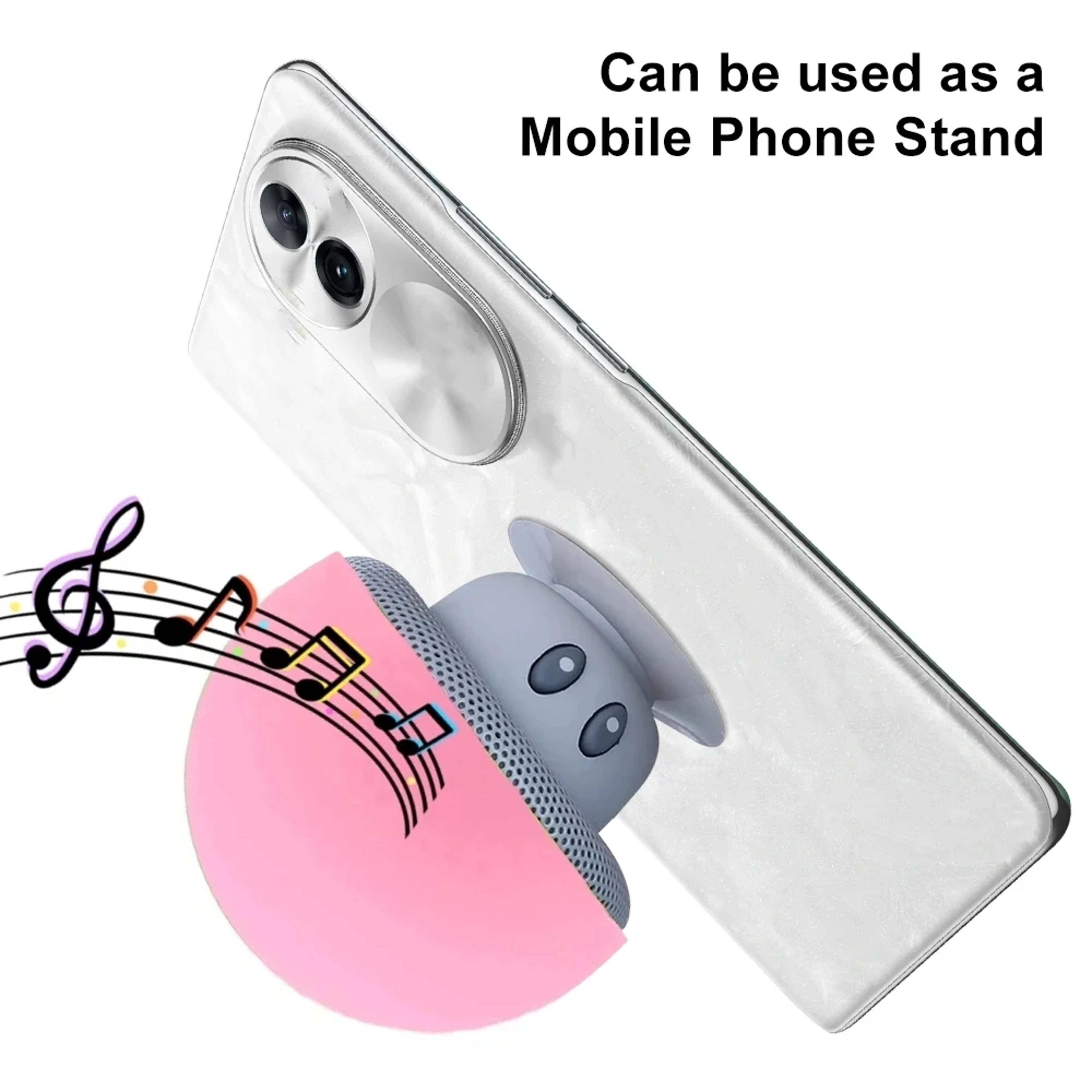 Mini Mushroom Bluetooth Speaker With Suction Cup Portable Wireless Speaker For Phones 4