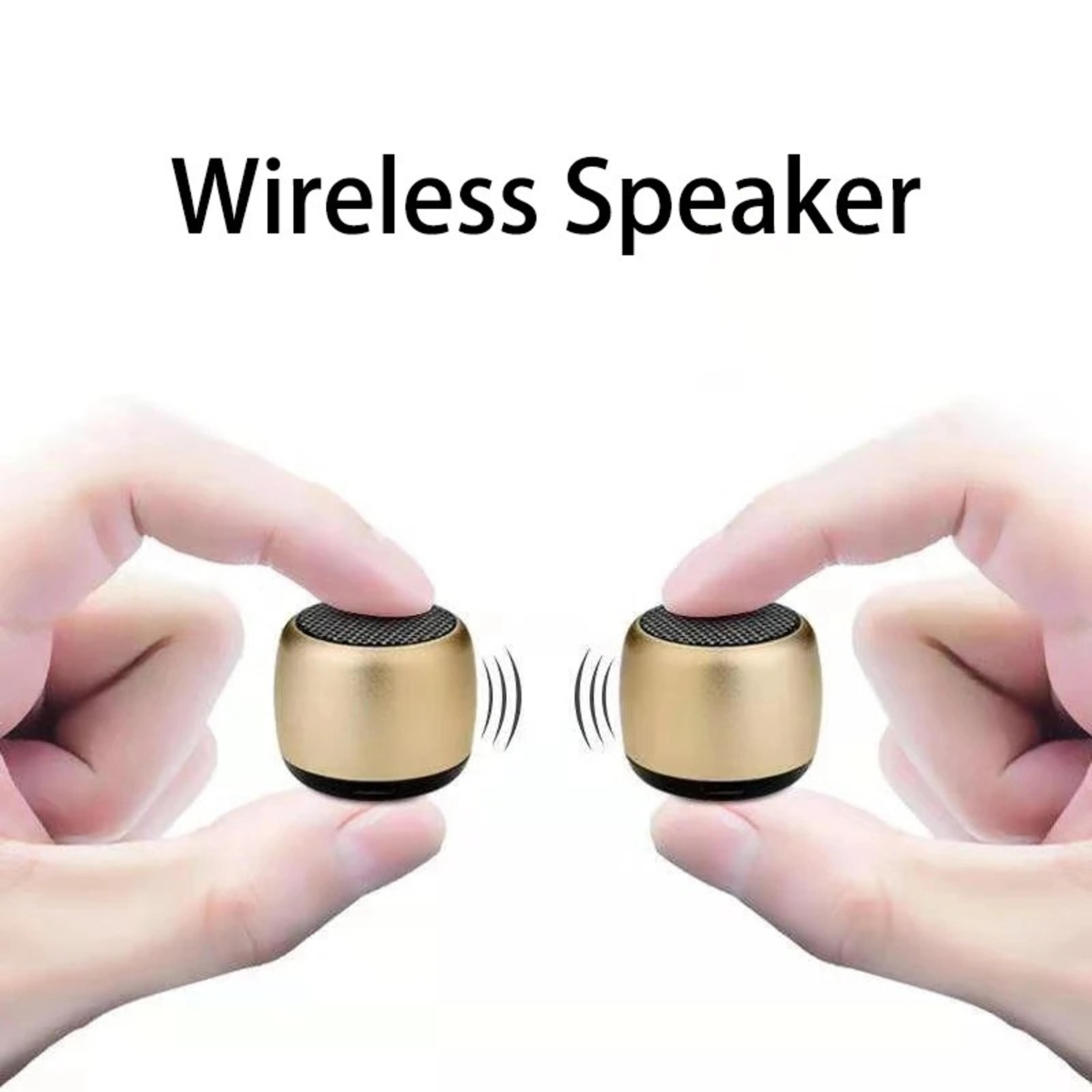 Portable Bluetooth Speaker Mini Wireless Metal Speaker With Deep Bass And Hands Free Calling 1