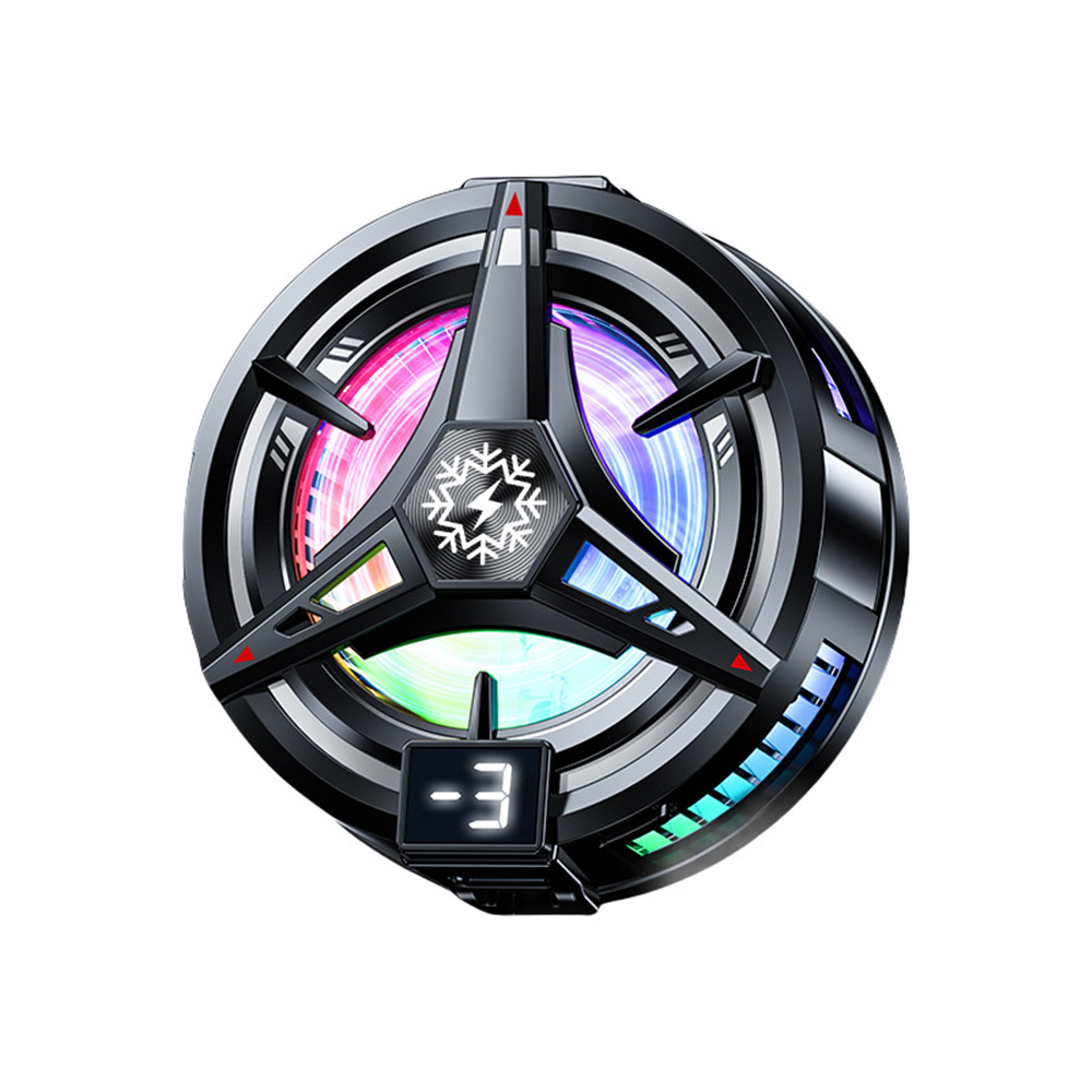 Magnetic Phone Cooler With RGB Light Semiconductor Cooling Fan For MagSafe IPhone Android  IPad 1