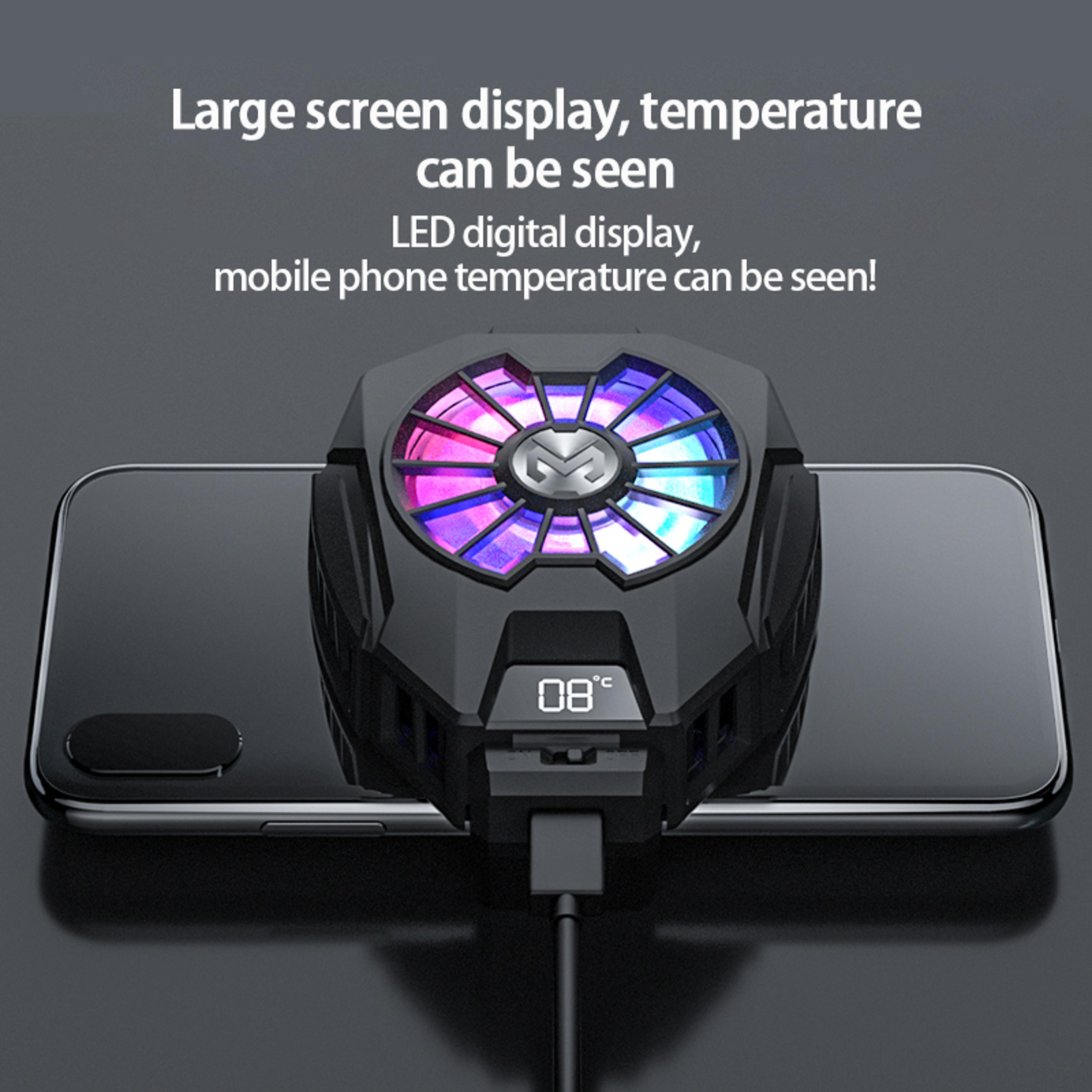 Rechargeable Phone Cooler With Digital Display For Gaming And Fast Mobile Cooling 1