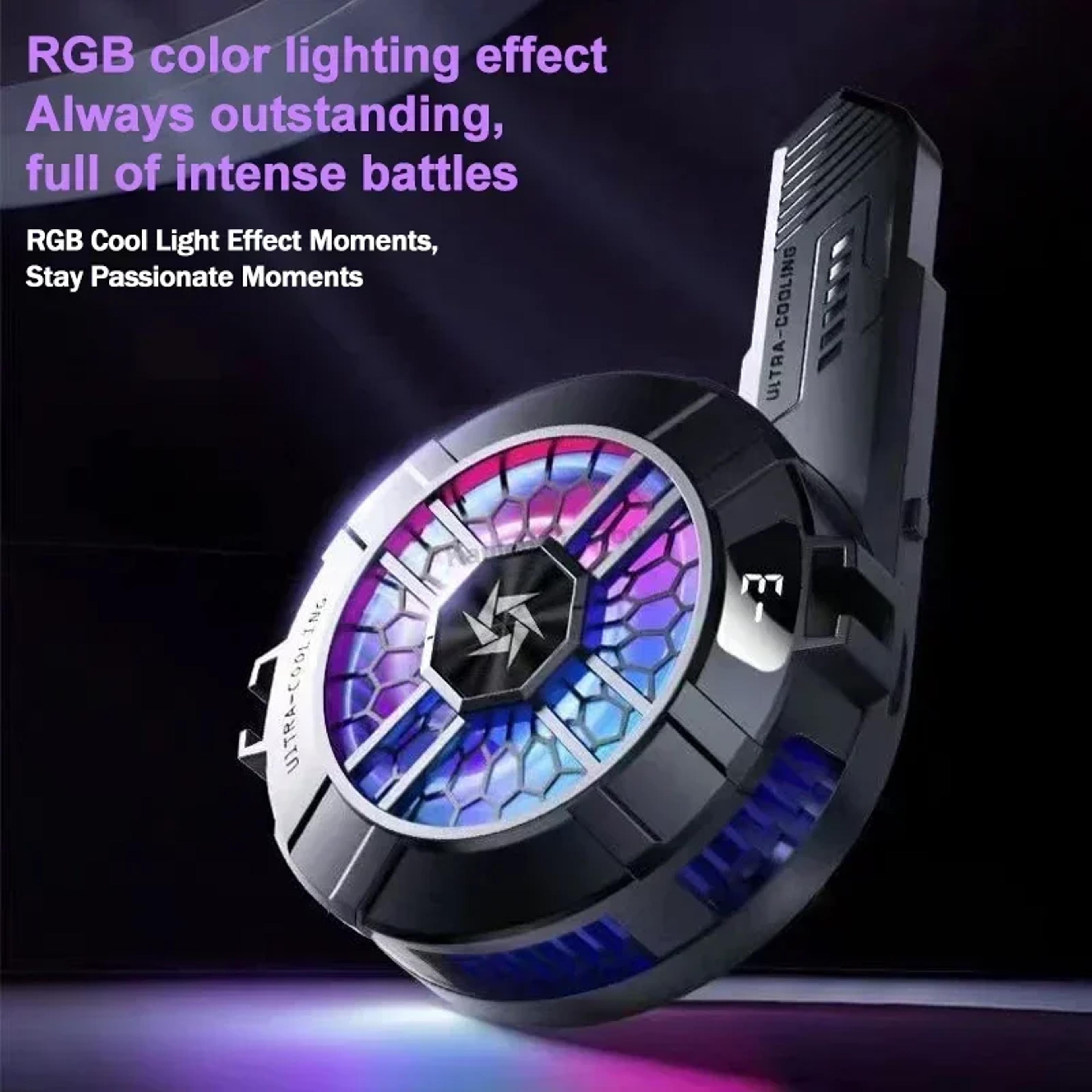 Magnetic Phone Cooling Fan With Semiconductor Cooling For Gaming And Streaming 1