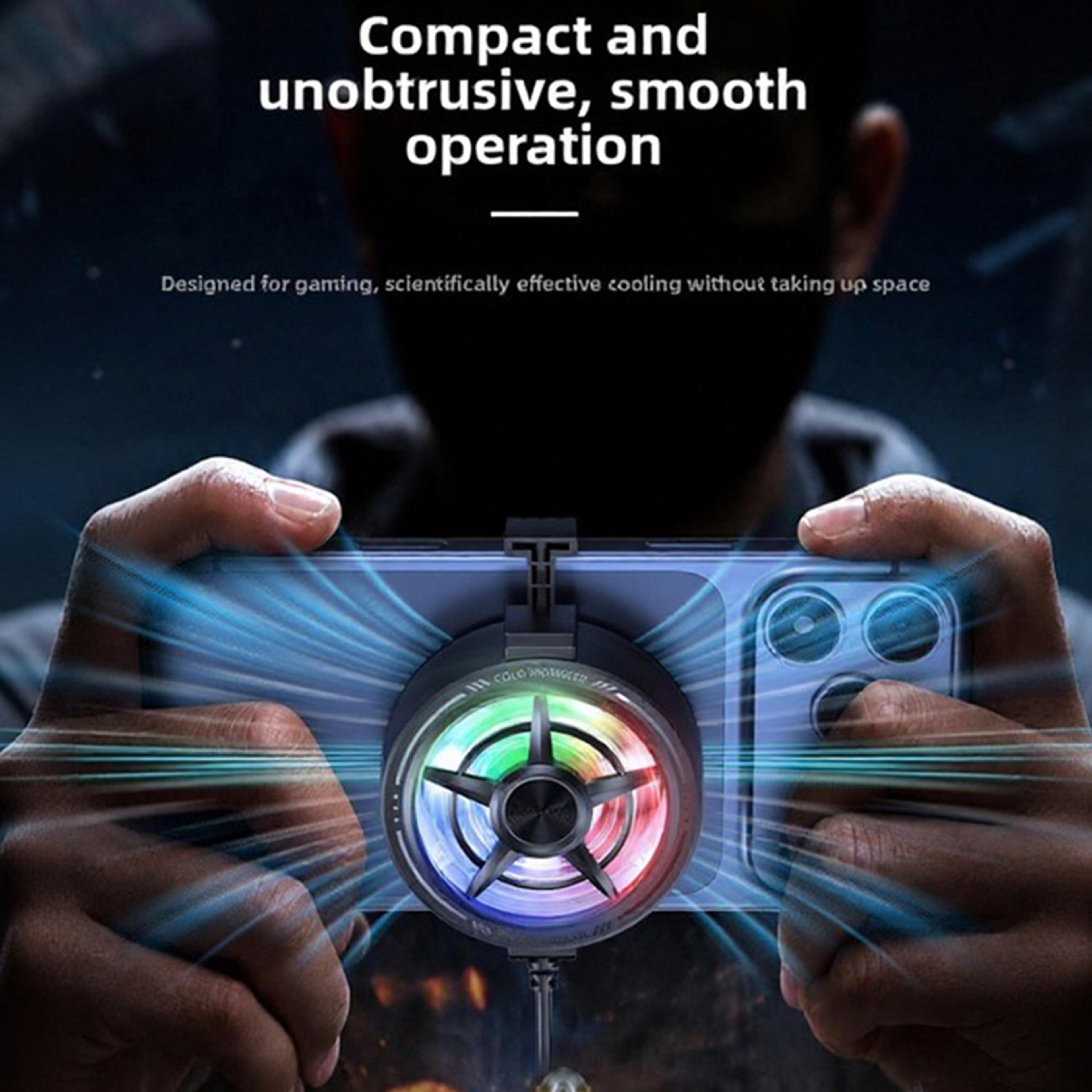 RGB Phone Cooling Fan Clip USB Mobile Phone Cooler For Gaming Phones 2