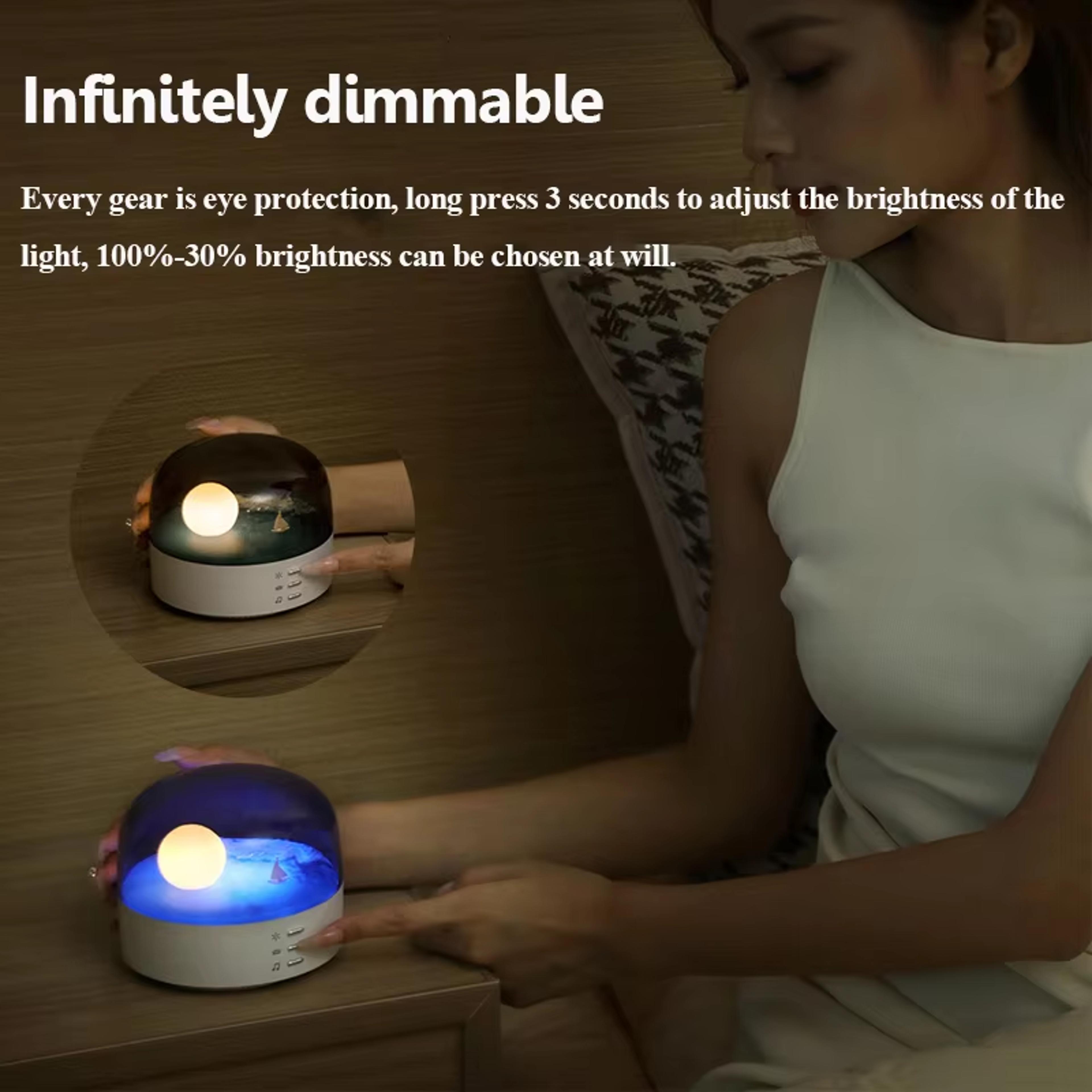 Bluetooth Speaker With Ambient LED Light Portable Wireless Music Speaker 3