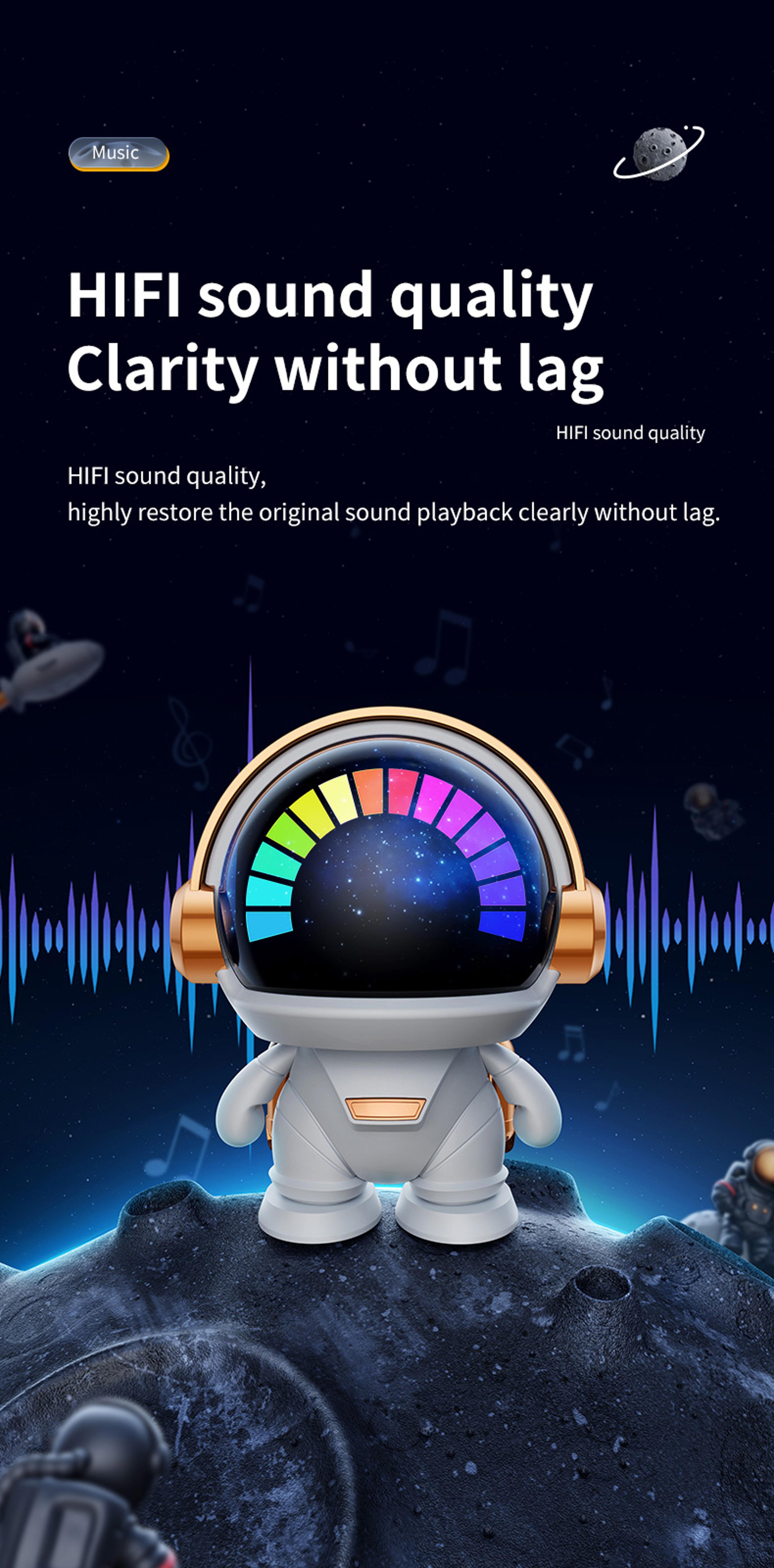 Bluetooth Astronaut Speaker TWS Portable Wireless Mini Speaker With Stereo Sound 2