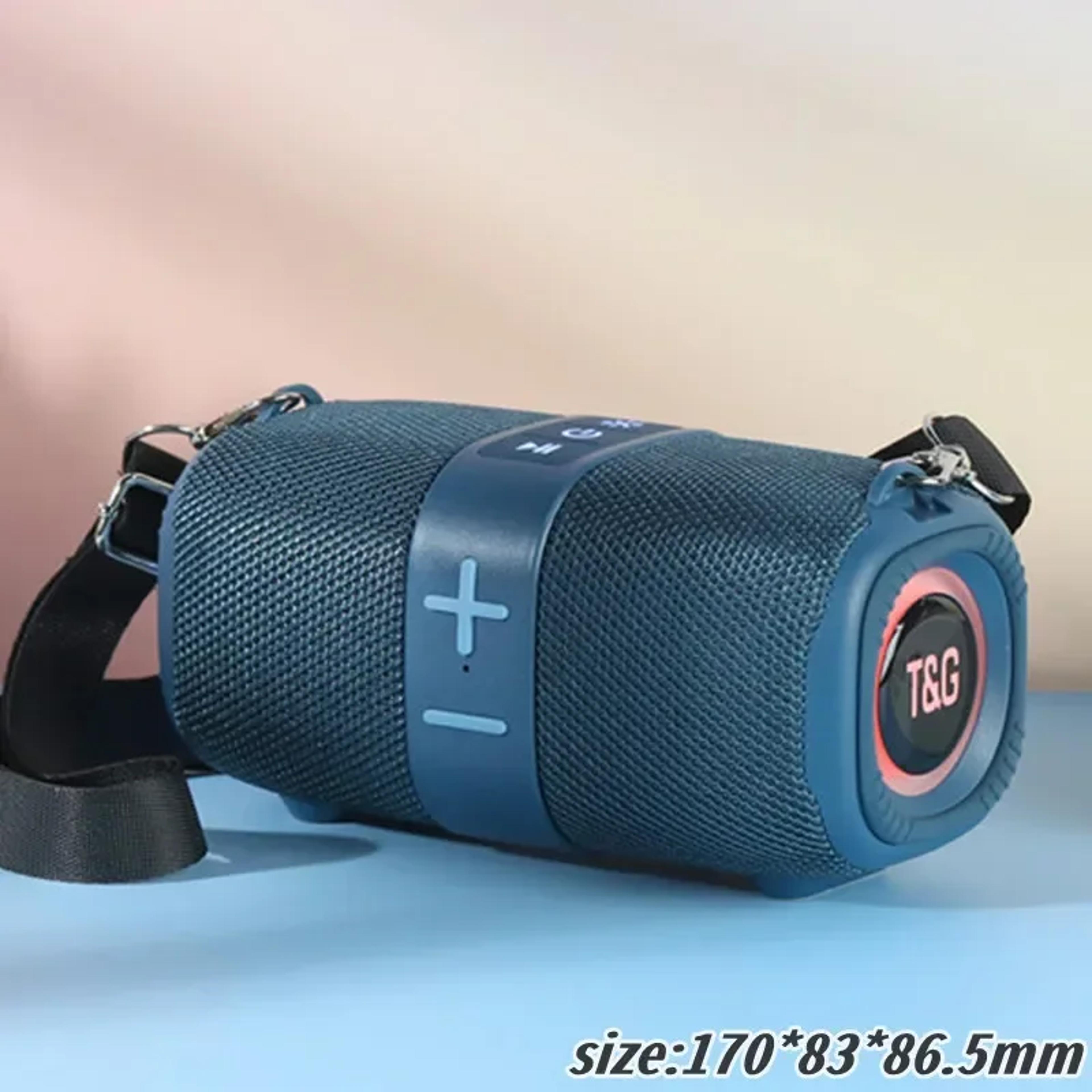 Portable Bluetooth Speaker With Dual Drivers RGB Lights FM Radio  TF USB Playback 6